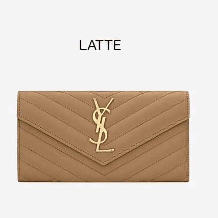 【Saint Laurent】定番！モノグラム キルティングレザー 長財布