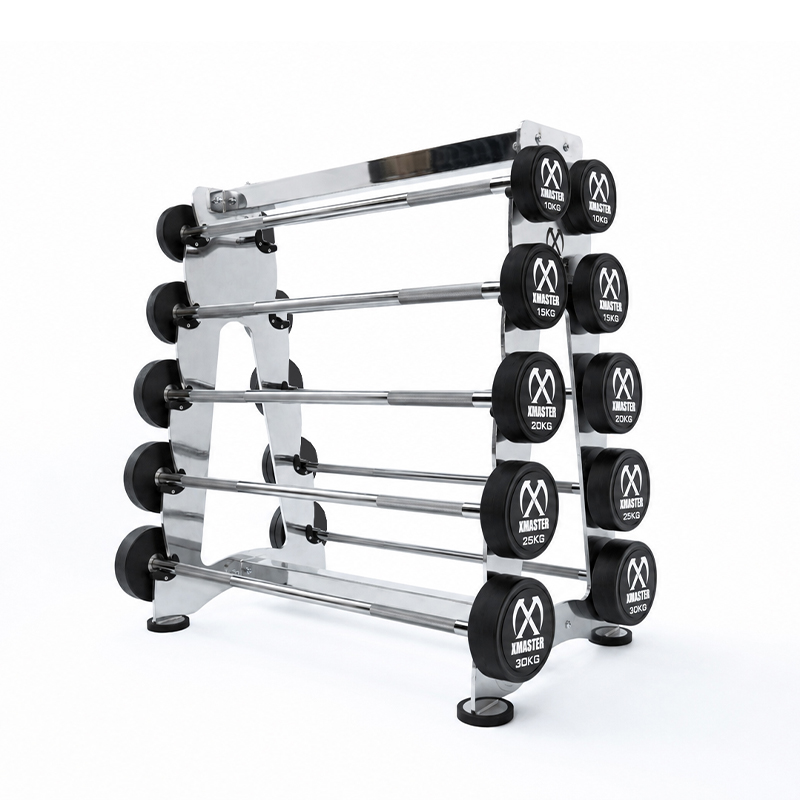 Urethane Steel Fixed Straight / Curl Barbell