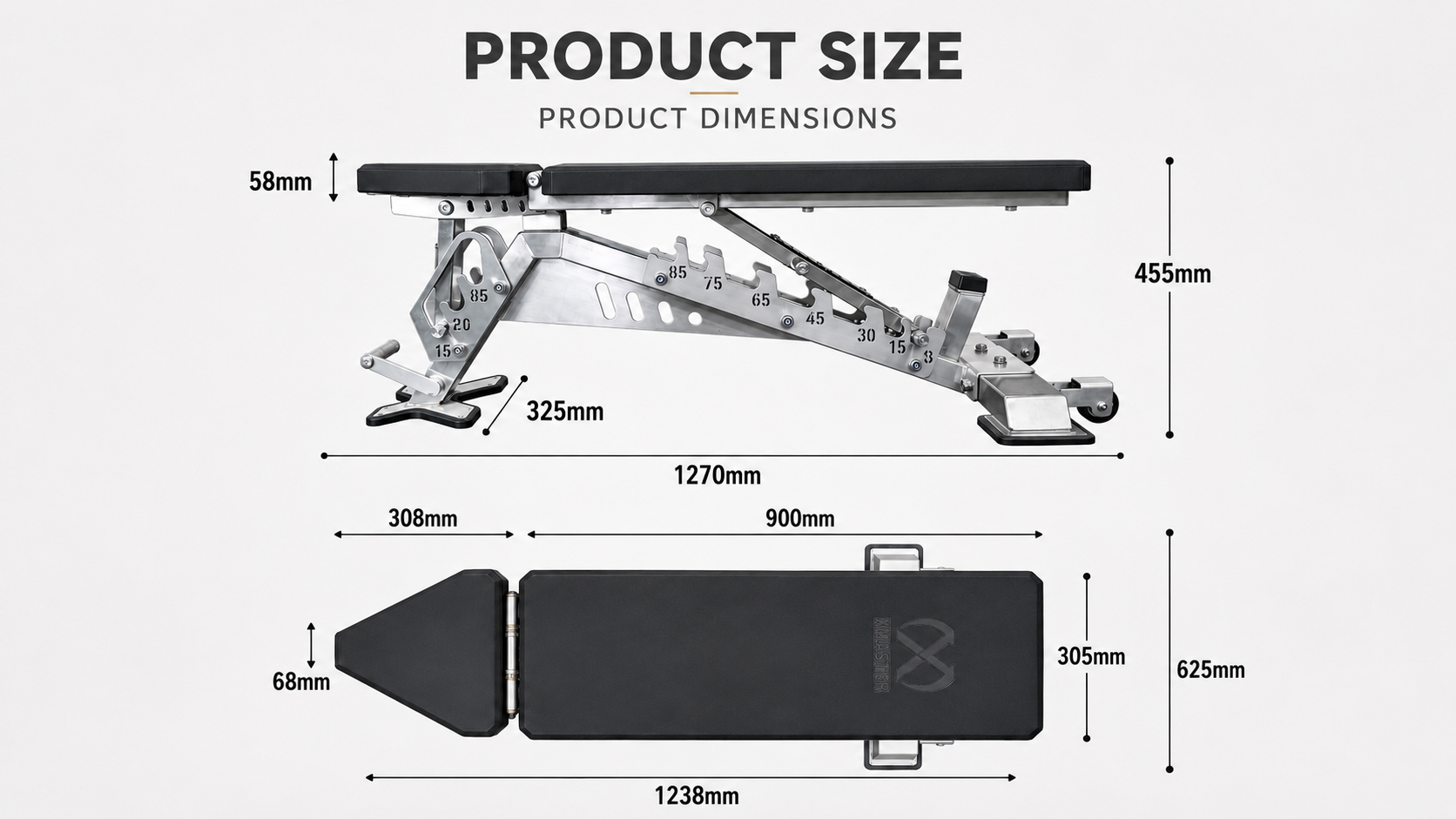 X Adjustable Bench-SS Version
