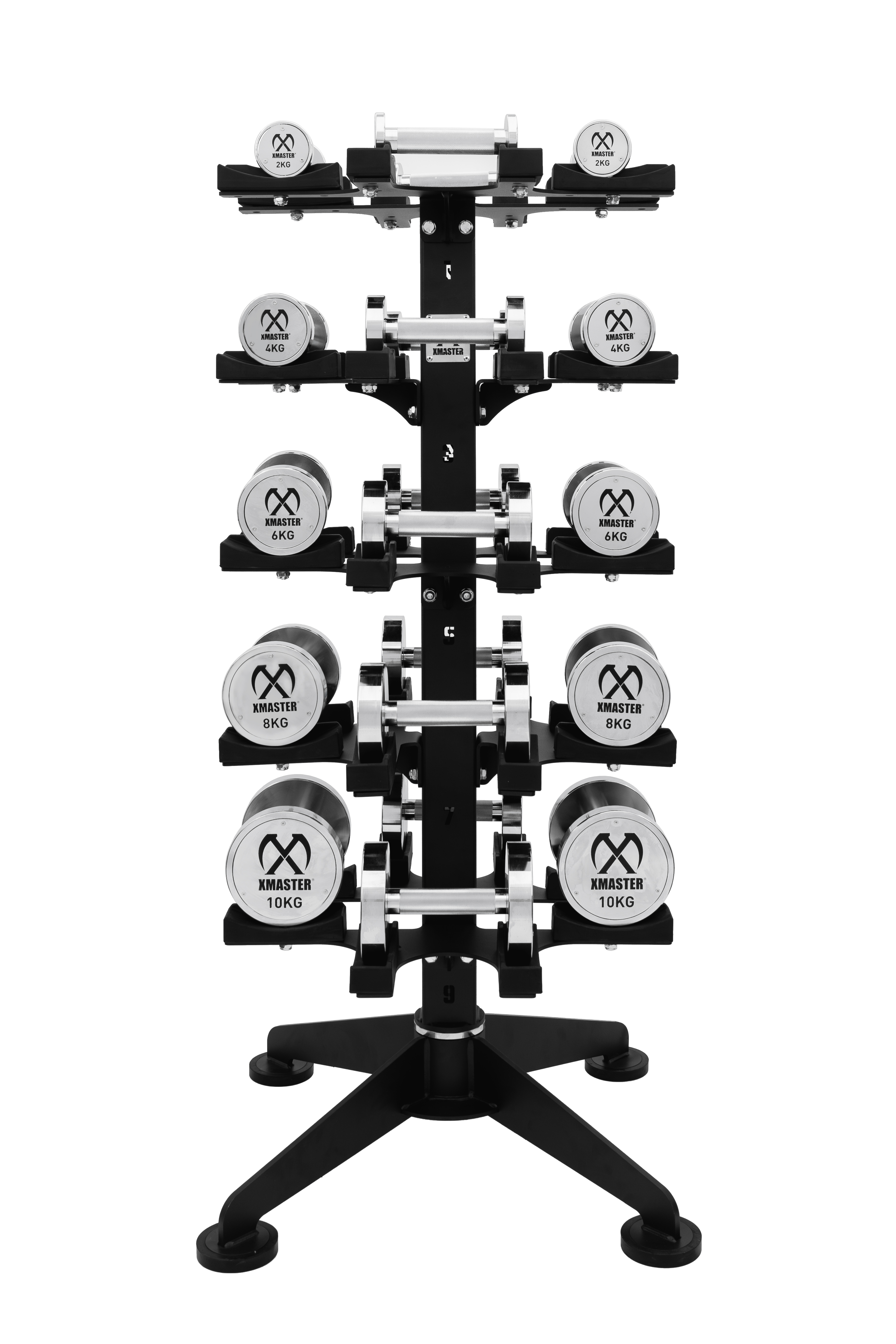 360° Rotating Dumbbell Tower