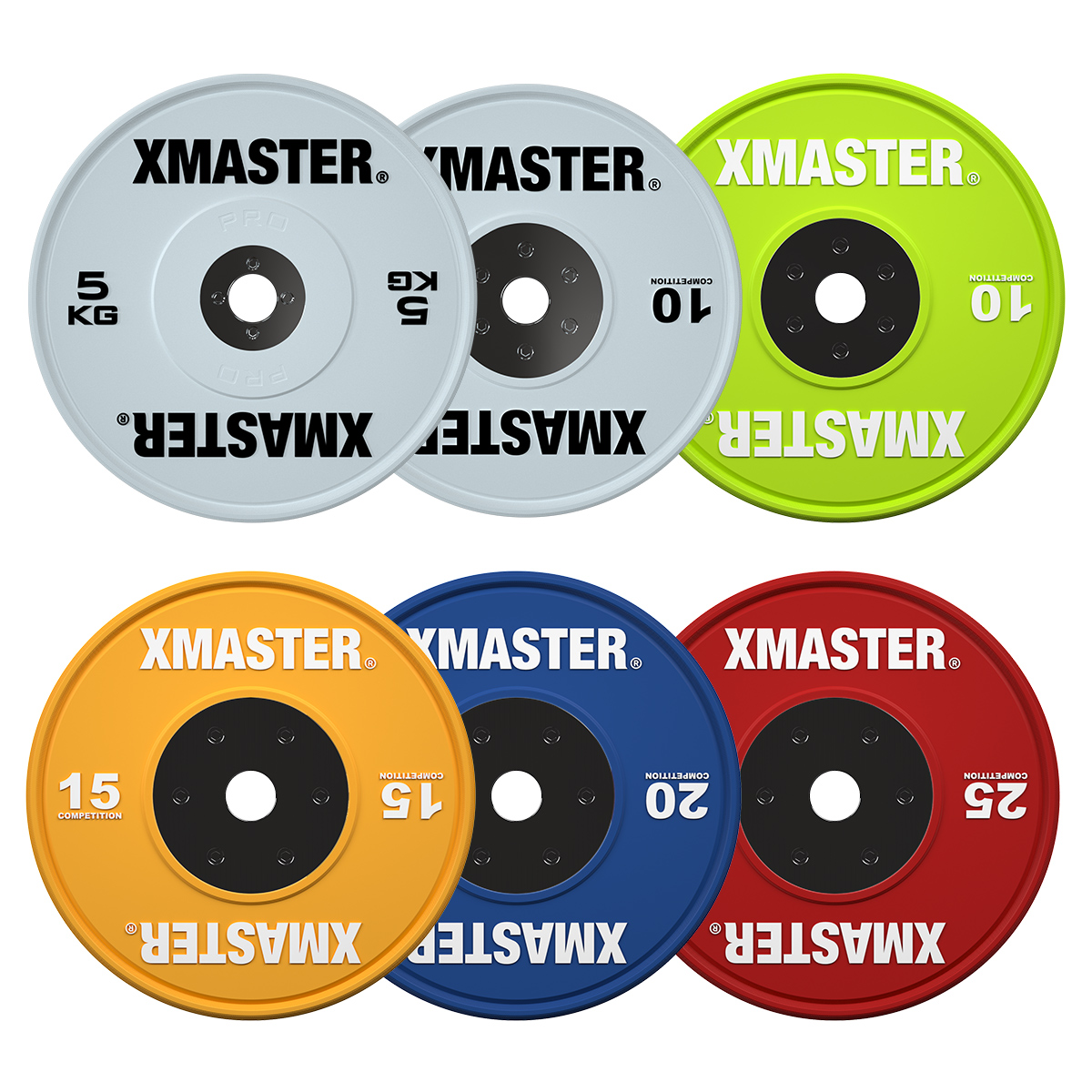 Competition Colored Rubber Bumper Plate 