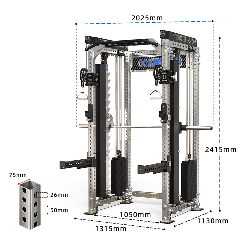 XM2310 Full Power Rack – Stainless Steel