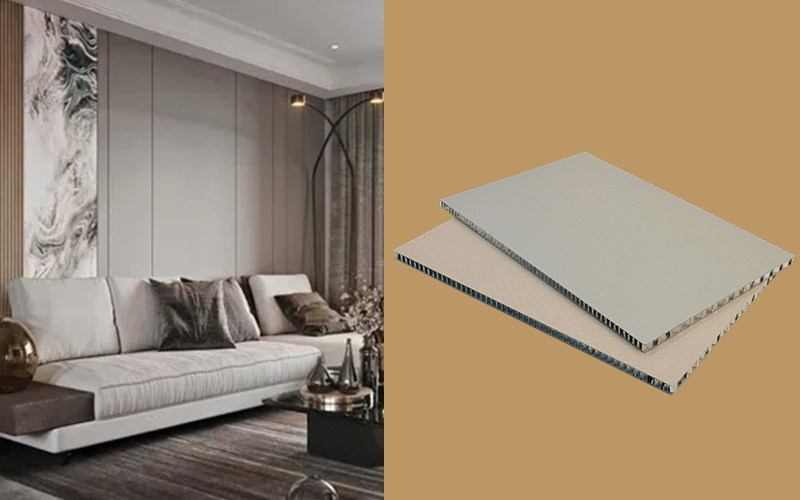 High-Strength Spray-Coated Aluminum Honeycomb Panels