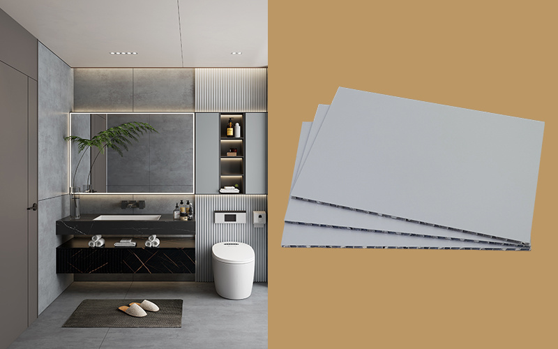 High-Strength Spray-Coated Aluminum Honeycomb Panels