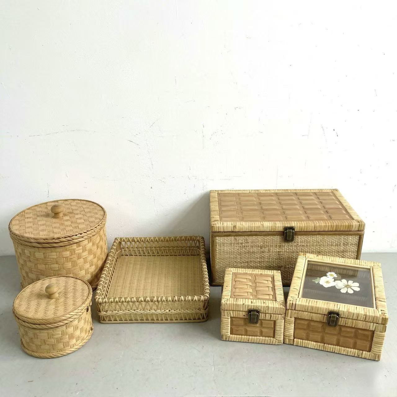Rattan Storage Rattan Bags