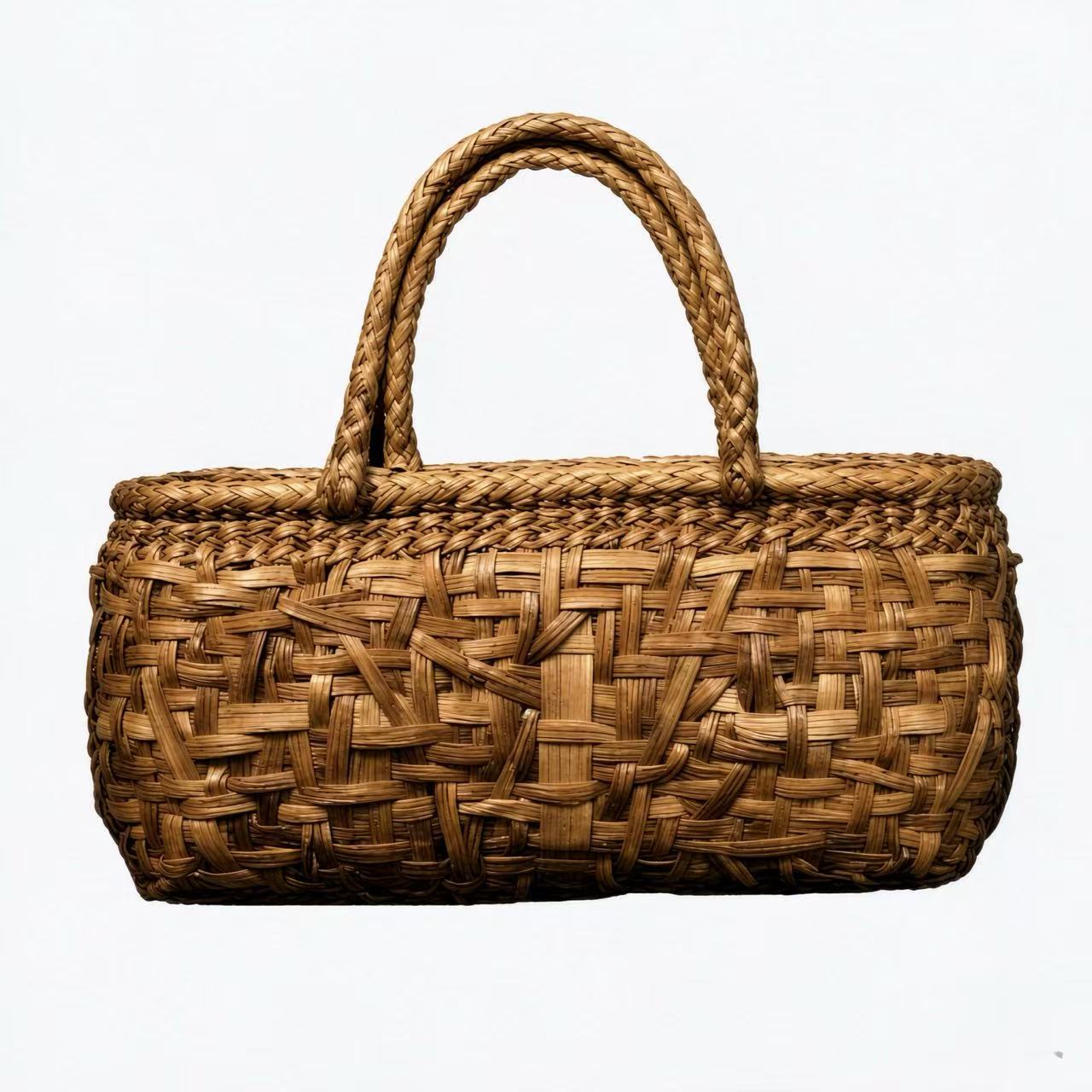  YT005 Handwoven Rattan Hand Tote Bag