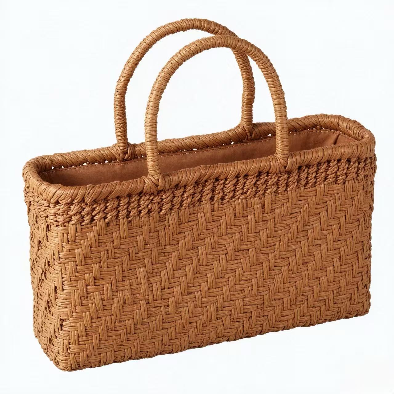 Handwoven Second Rattan Tote Bag Model Z01/F048