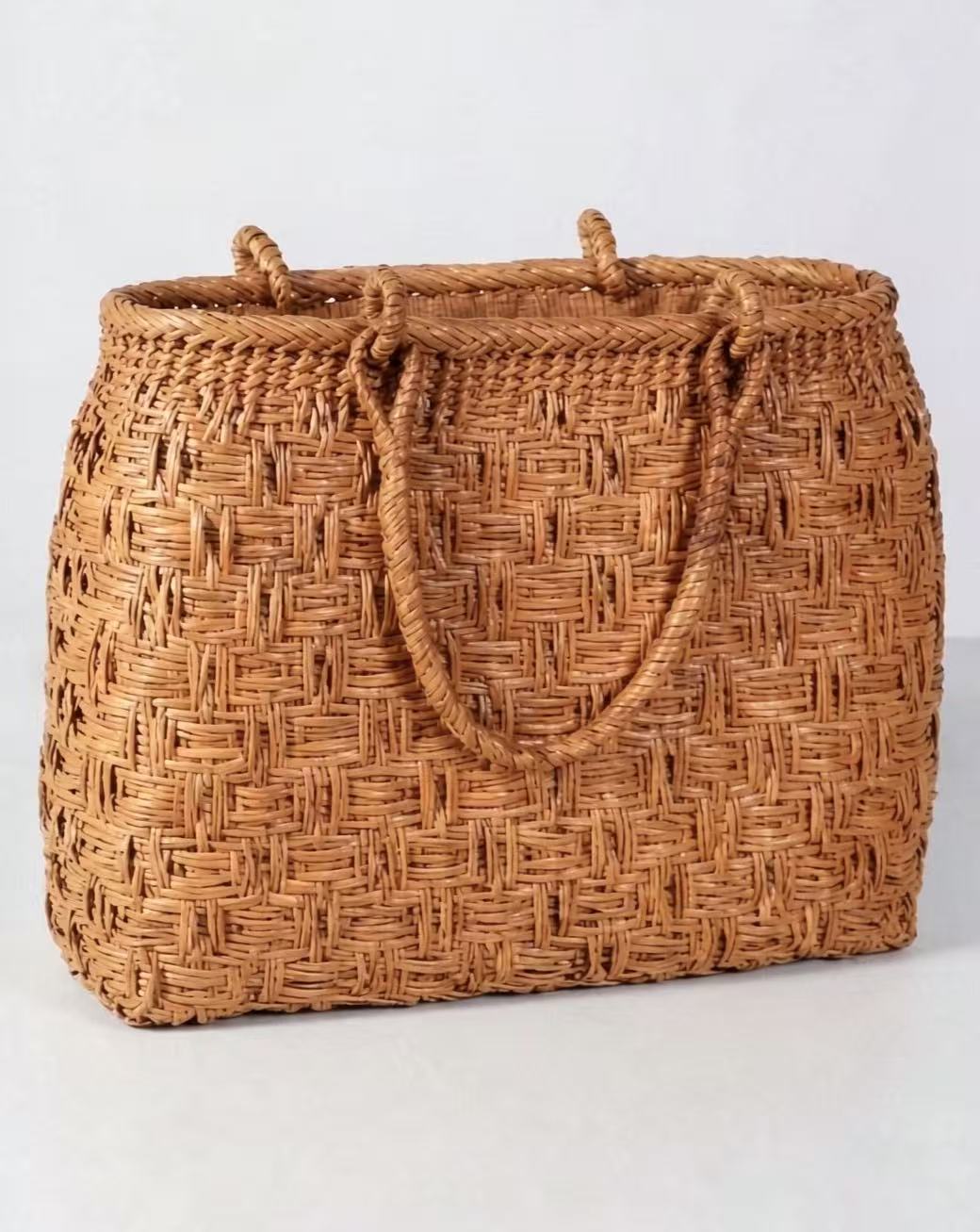 Handwoven Second Rattan Tote Bag Model 100M-7