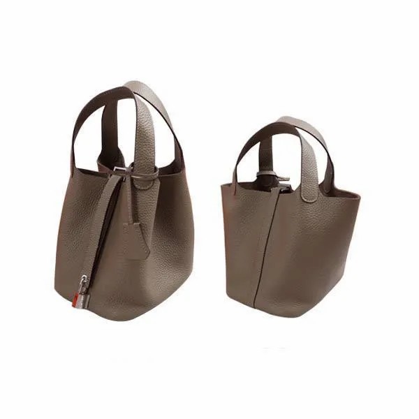 🌹【Hermes】限定30個！ひなたまりん様ちぴたん様ご愛用★(エルメス) ピコタン ハンドバッグ シルバー金具 10色