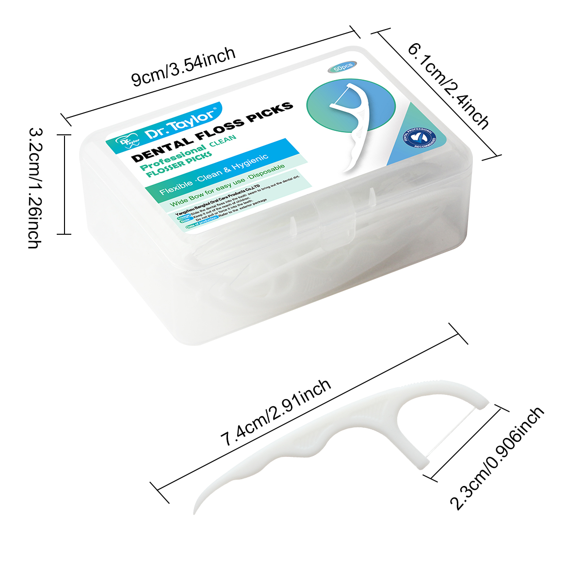 50PCS Dental Floss Picks Wholesale | Ready Stock | OEM & Private Label Available
