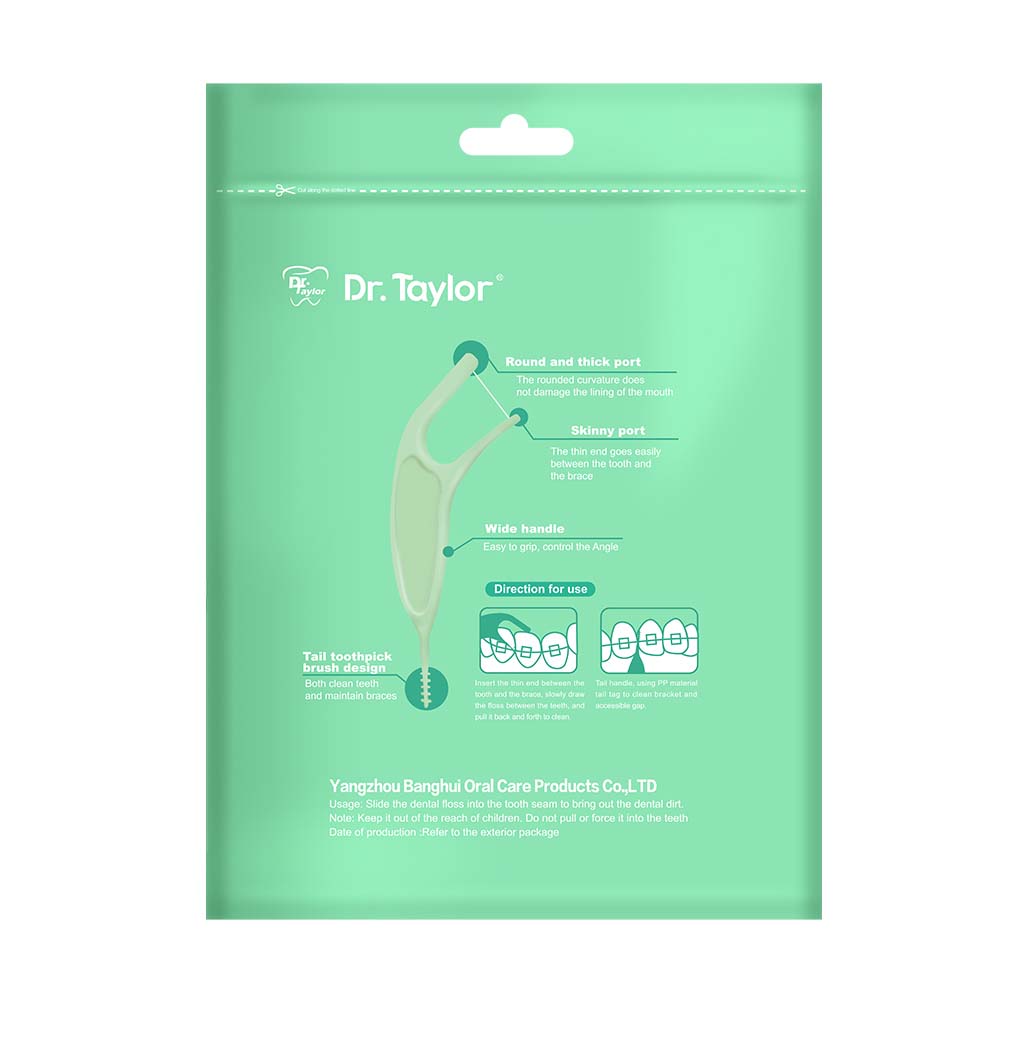 Orthodontic Dental Floss Picks 50pcs/Bag– Ready Stock | Low MOQ Custom Logo & Packaging