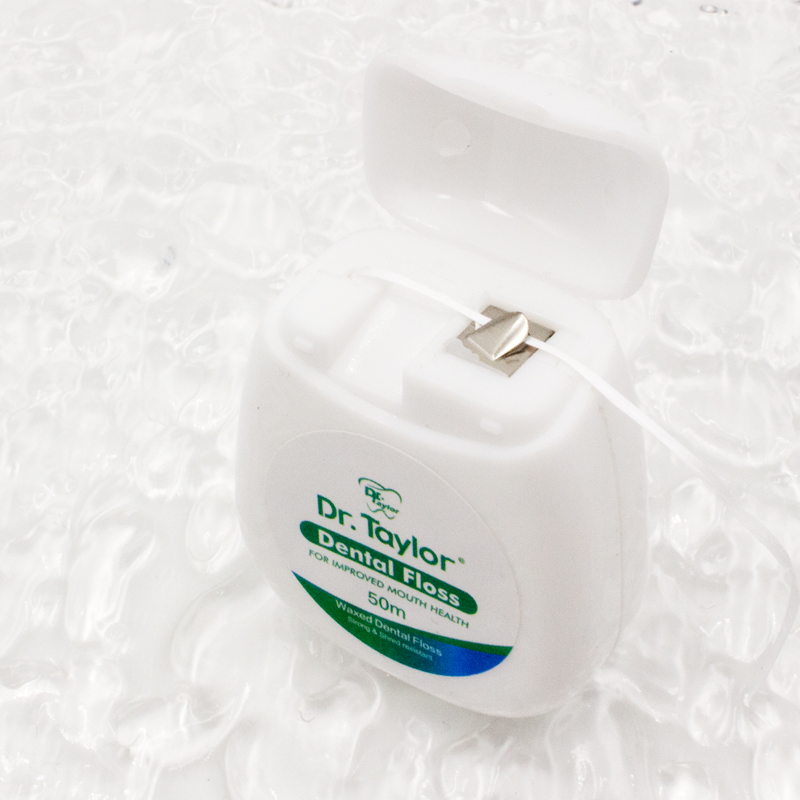 Customisable, private-label portable nylon or polymer ultra-fine dental floss rolls