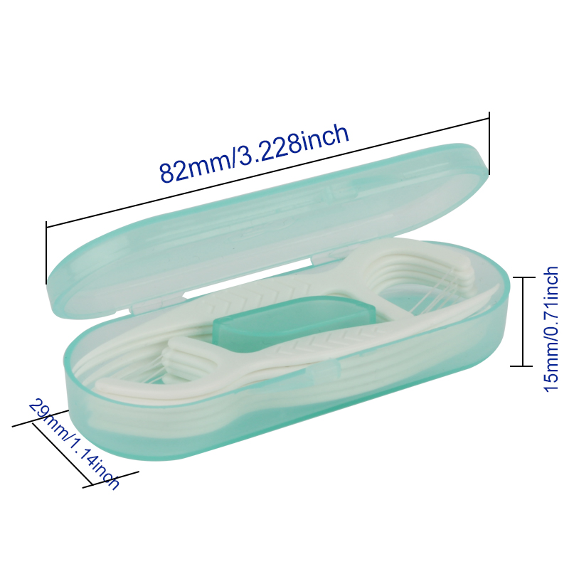 Portable Dental Floss Picks 10pcs/Pack – Ready Stock | Low MOQ Custom Logo & Packaging