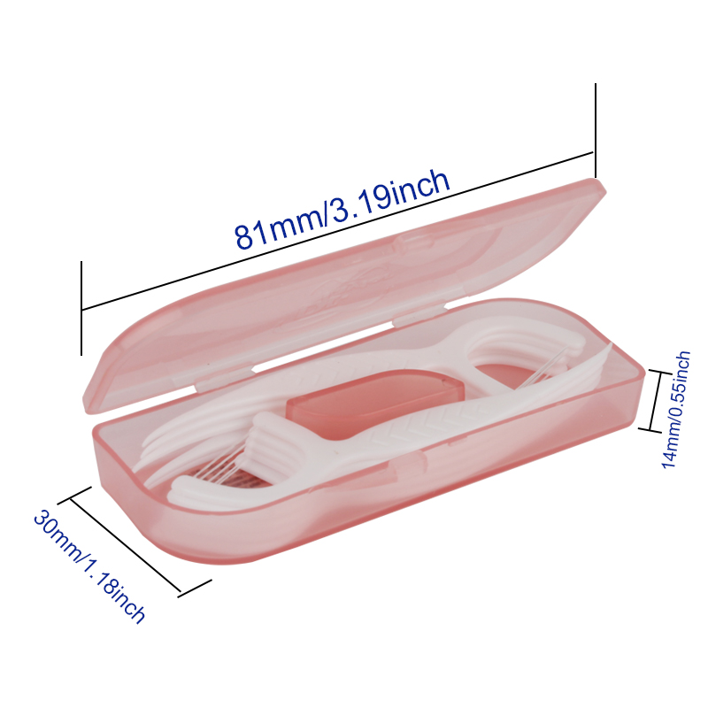 Portable Dental Floss Picks 10pcs/Pack – Ready Stock | Low MOQ Custom Logo & Packaging