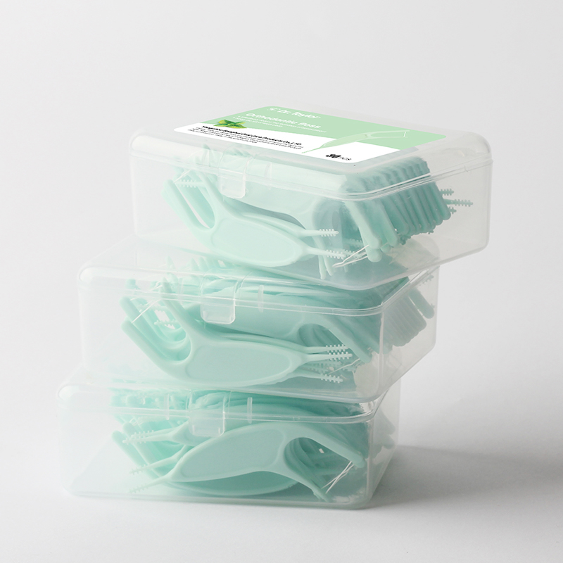 Orthodontic Dental Floss Picks 30pcs/Box – Ready Stock | Low MOQ Custom Logo & Packaging