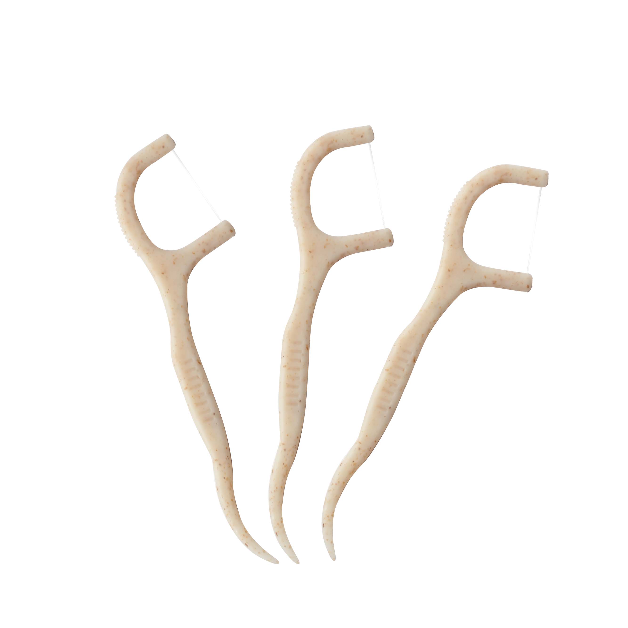Eco-Friendly Wheat Straw Floss Picks – Sustainable Dental Floss Sticks, Plastic-Reduced Oral Care for Everyday Cleaning