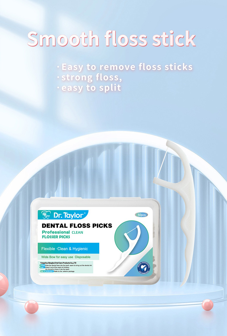 50PCS Dental Floss Picks Wholesale | Ready Stock | OEM & Private Label Available