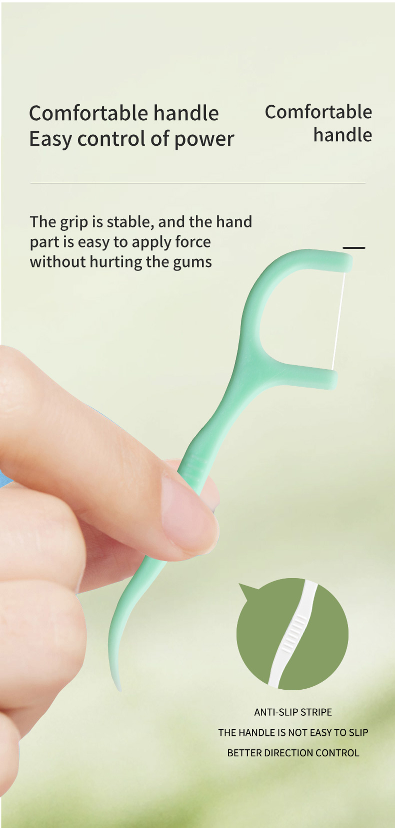 Custom Mint Dental Floss Picks, 50 Count/Box – Logo & Packaging Customization