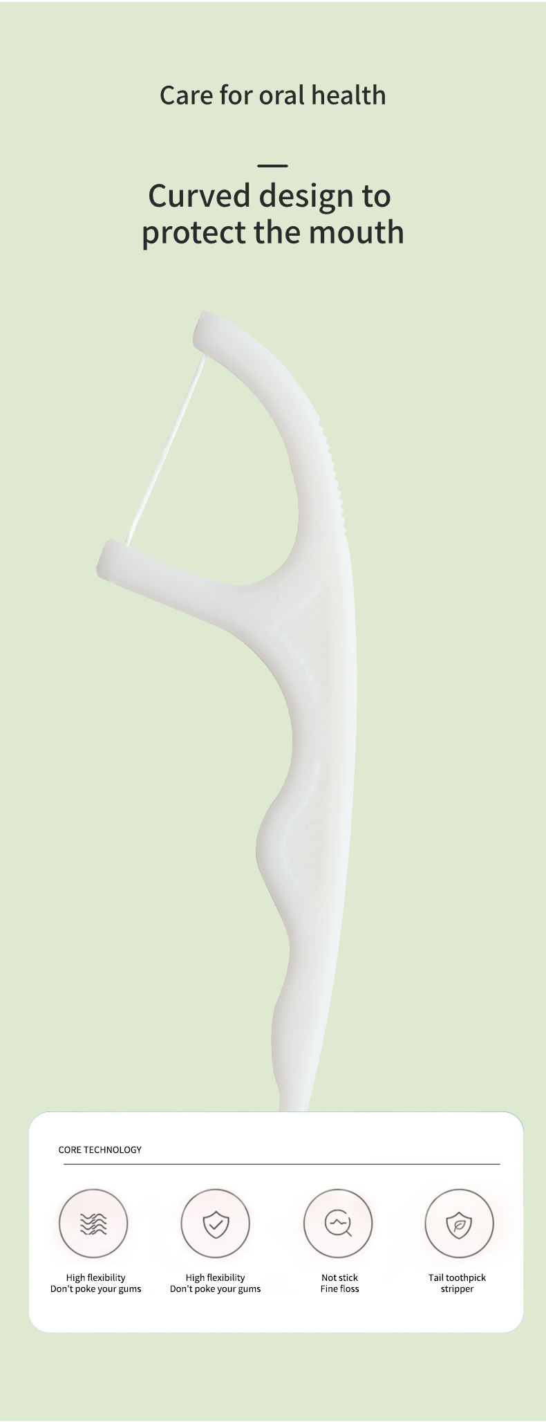 50PCS Dental Floss Picks Wholesale | Ready Stock | OEM & Private Label Available