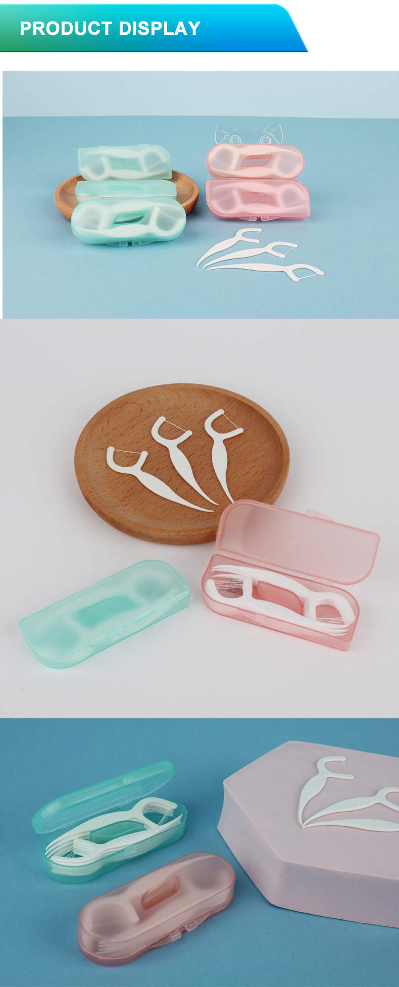 Portable Dental Floss Picks 10pcs/Pack – Ready Stock | Low MOQ Custom Logo & Packaging