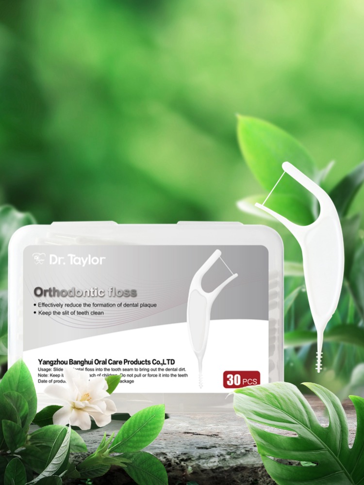 Orthodontic Dental Floss Picks 50pcs/Box – Ready Stock | Low MOQ Custom Logo & Packaging