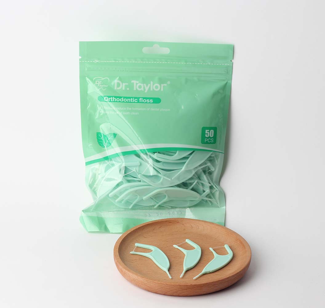 Orthodontic Dental Floss Picks 50pcs/Bag– Ready Stock | Low MOQ Custom Logo & Packaging