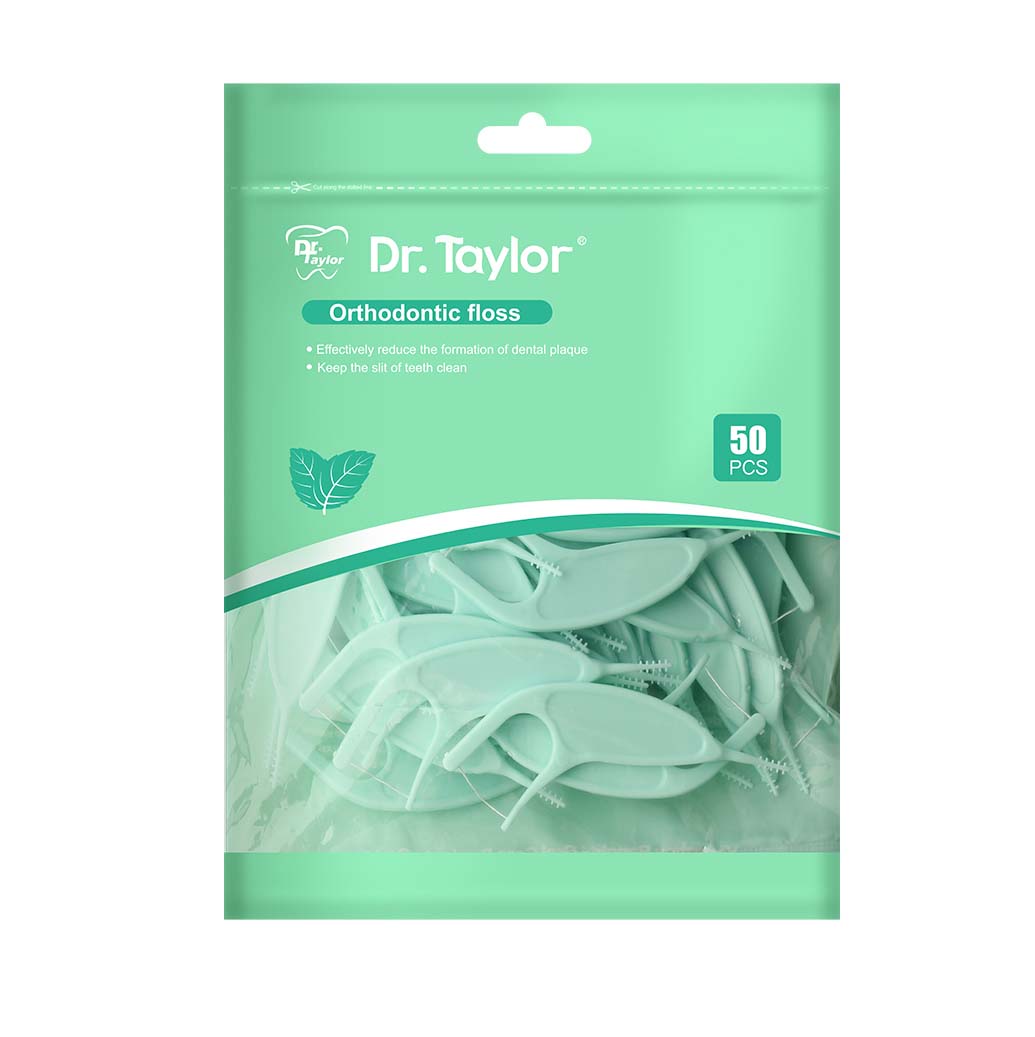 Orthodontic Dental Floss Picks 50pcs/Bag– Ready Stock | Low MOQ Custom Logo & Packaging