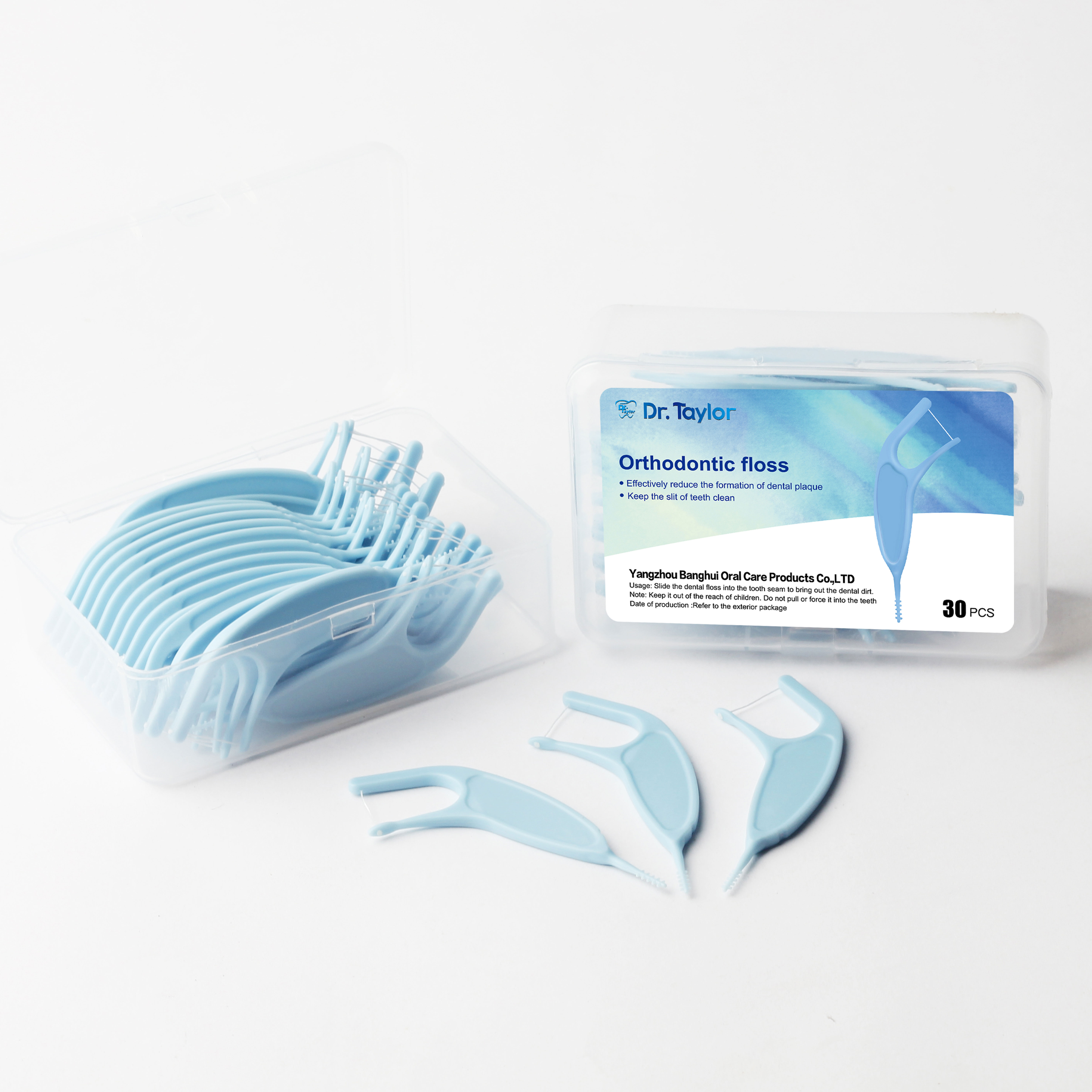 Orthodontic Dental Floss Picks 50pcs/Box – Ready Stock | Low MOQ Custom Logo & Packaging
