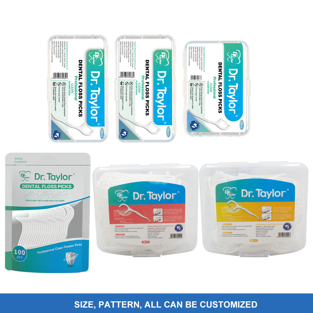 Wholesale UHMWPE Dental Floss Picks