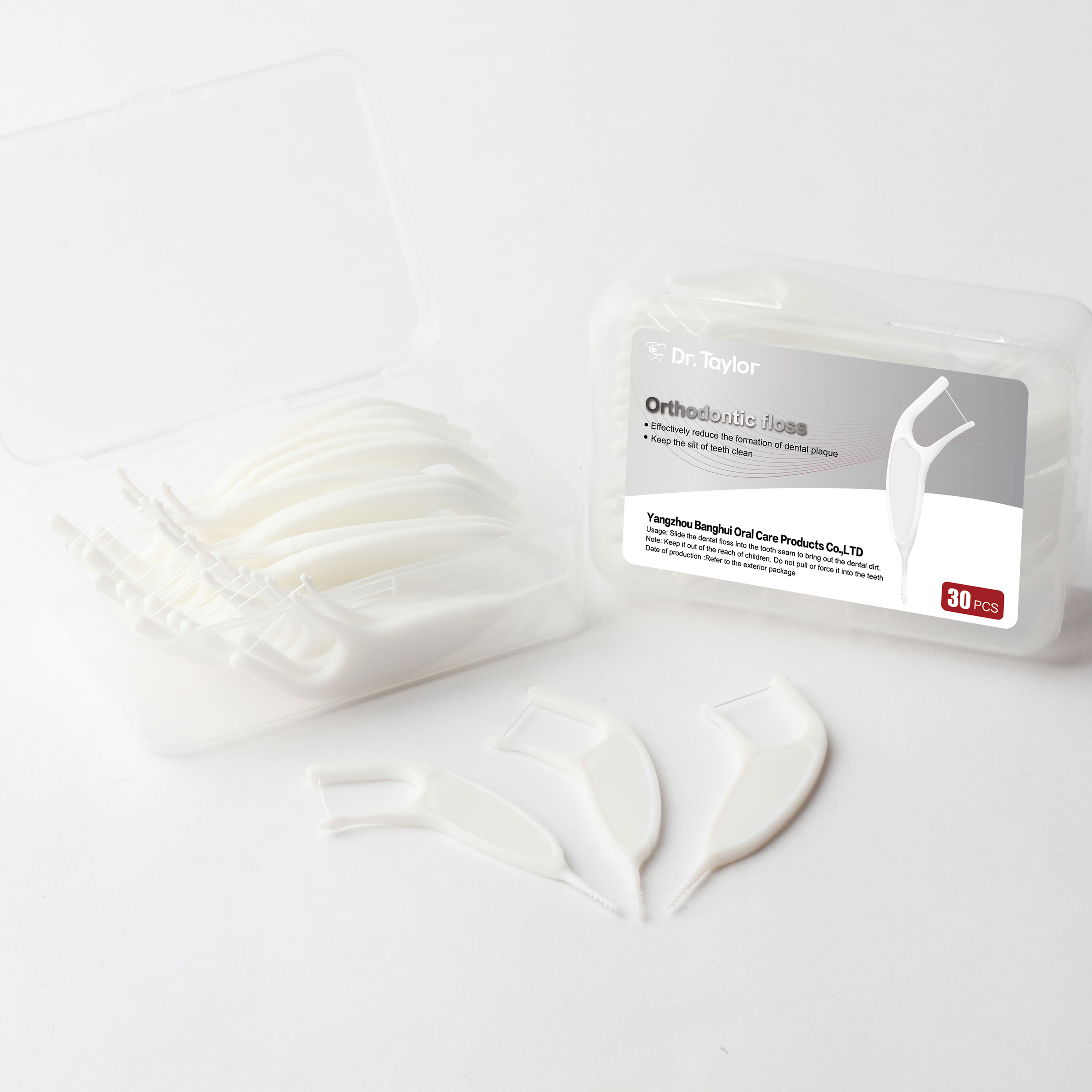 Orthodontic Dental Floss Picks 50pcs/Box – Ready Stock | Low MOQ Custom Logo & Packaging