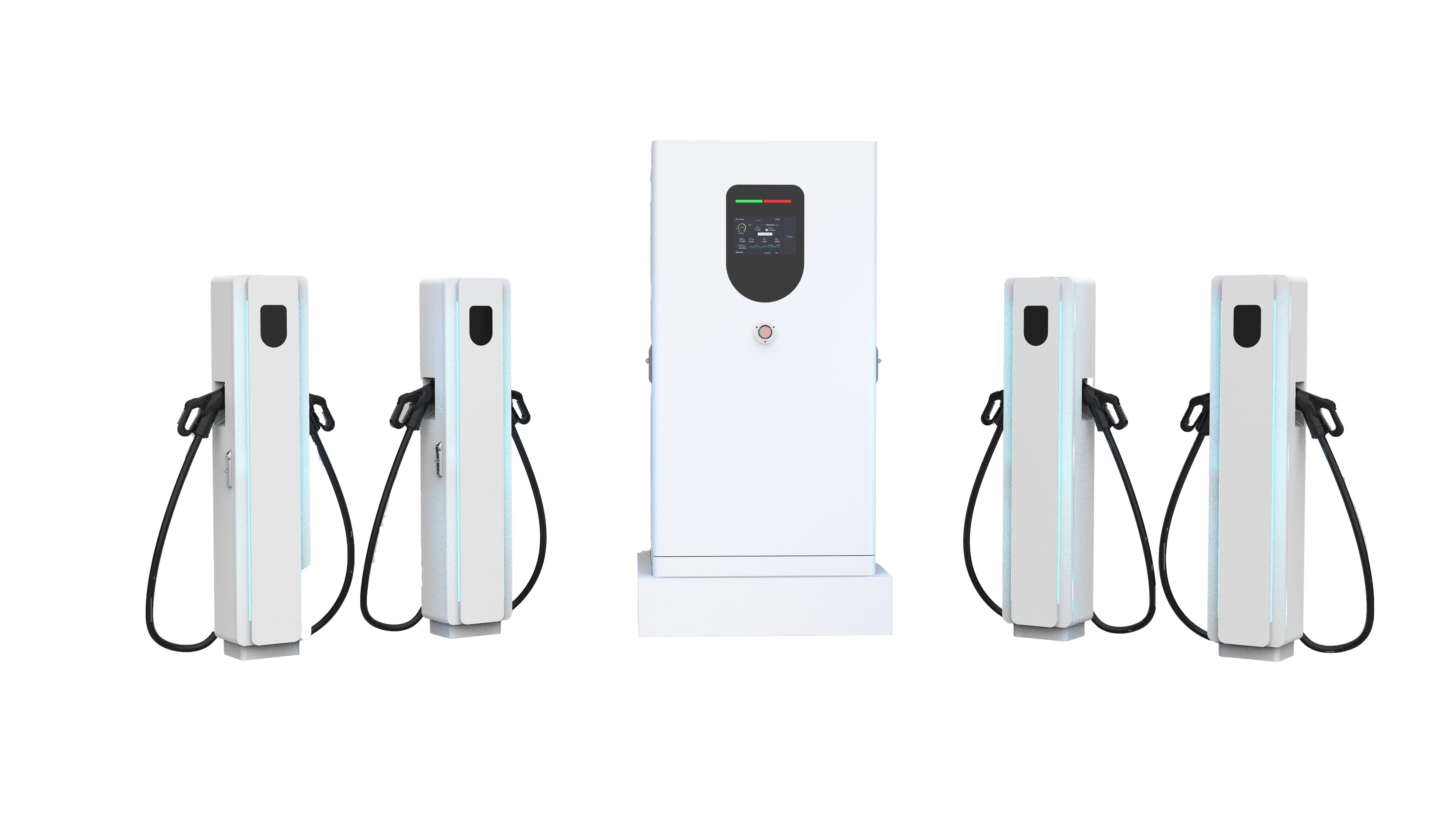 360kW / 480kW Multi-Gun GB/T DC Fast EV Charging Hub