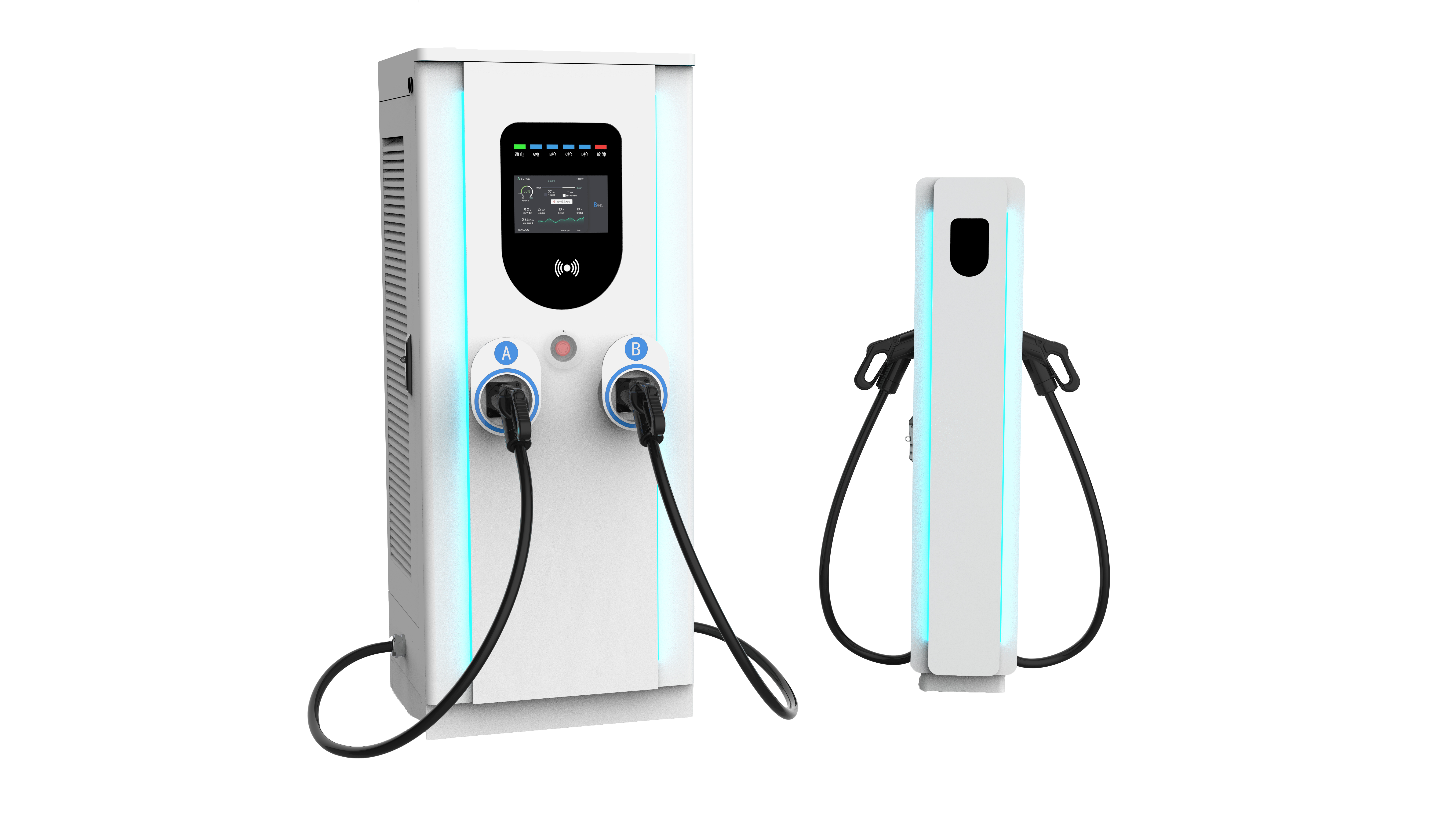 160kW/240kW Quad-Gun GB/T DC Fast EV Charging Station