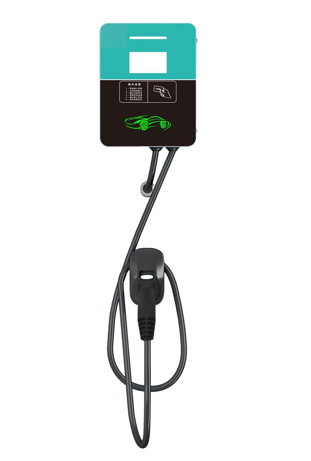 7kW/14kW Single/Dual Gun GB/T Commercial AC EV Charger