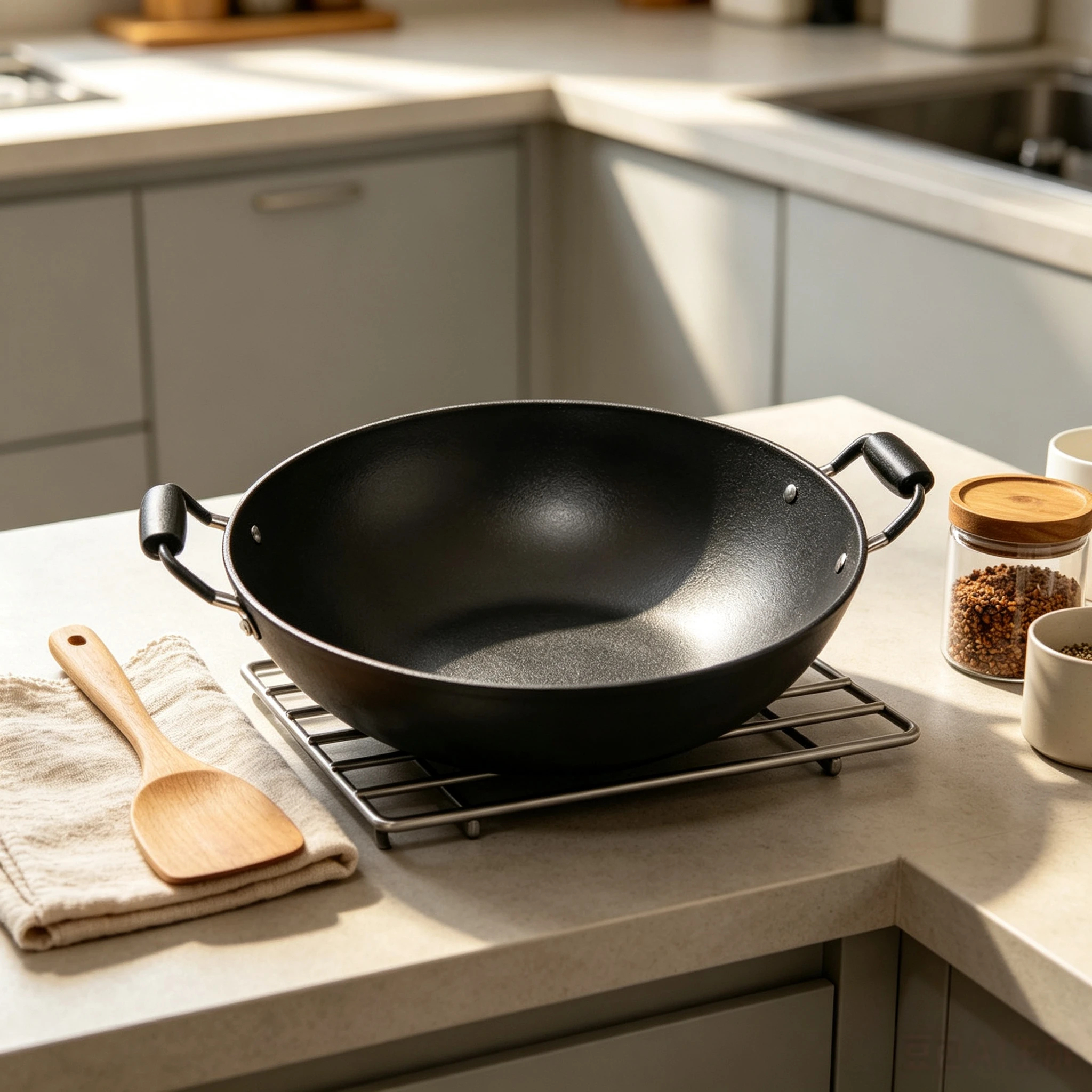 Truly Rust-Proof Round Bottom Wok