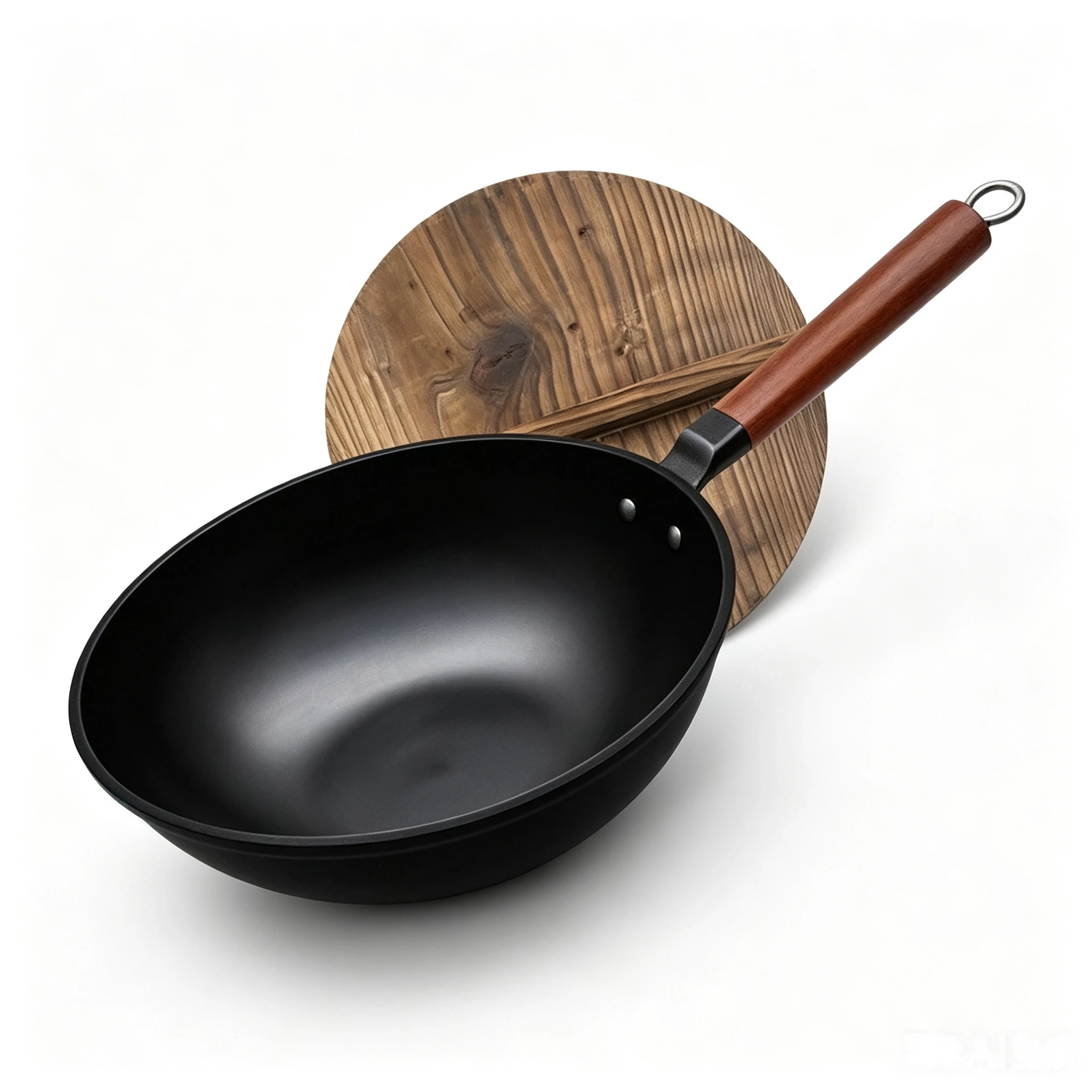 ZB1 Internal Thread Cast Iron Wok