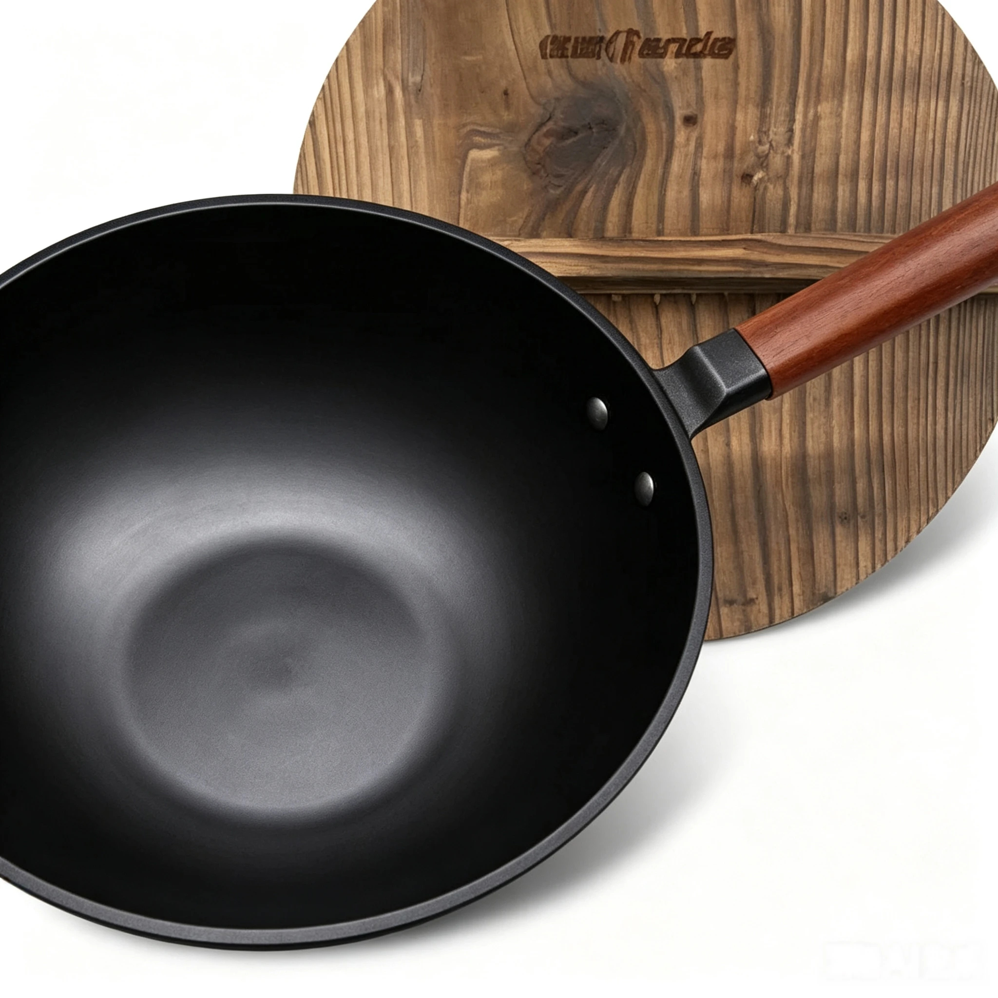 ZB1 Internal Thread Cast Iron Wok