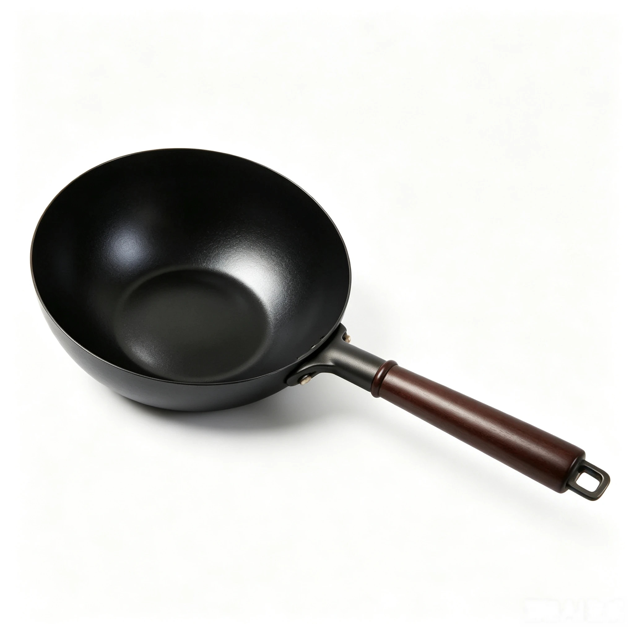Cast Iron Flat-Bottom Wok 