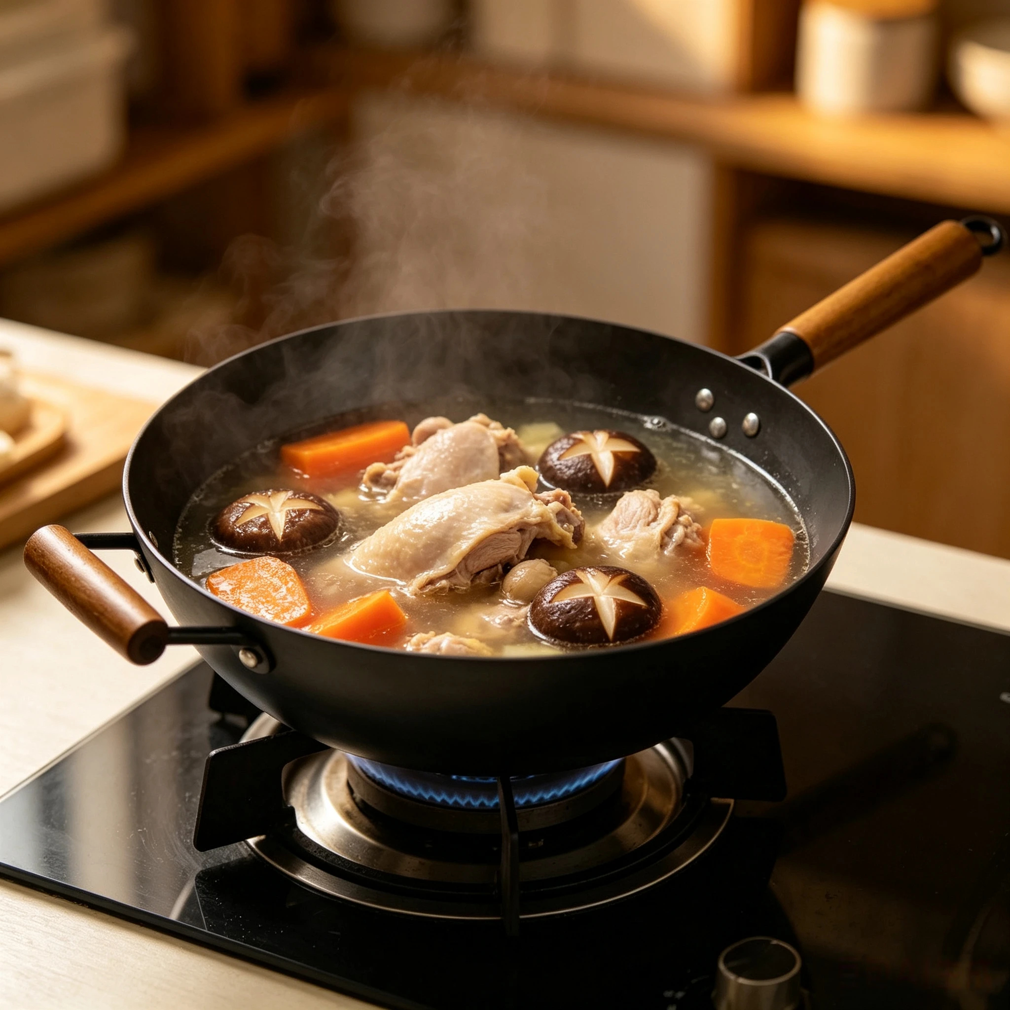 Light Cooking Series: Genuine Stainless Steel with Single-Sided Precision Polishing – Flat-Bottom & Round-Bottom Options