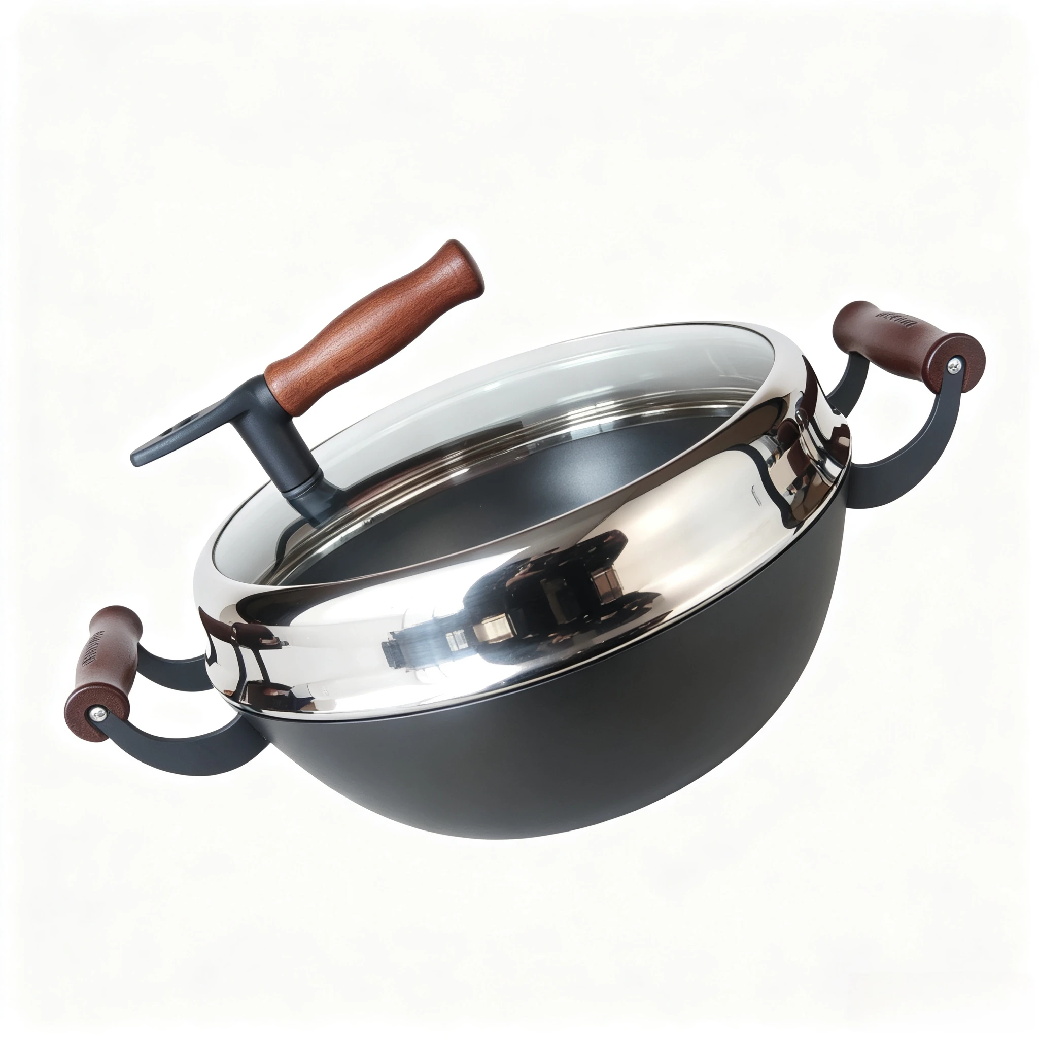 Titanium Cast Iron Stew Pot with Contoured Lid – Gift Box