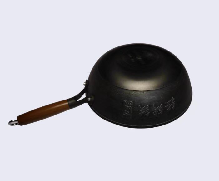 Lightweight cast iron round bottom