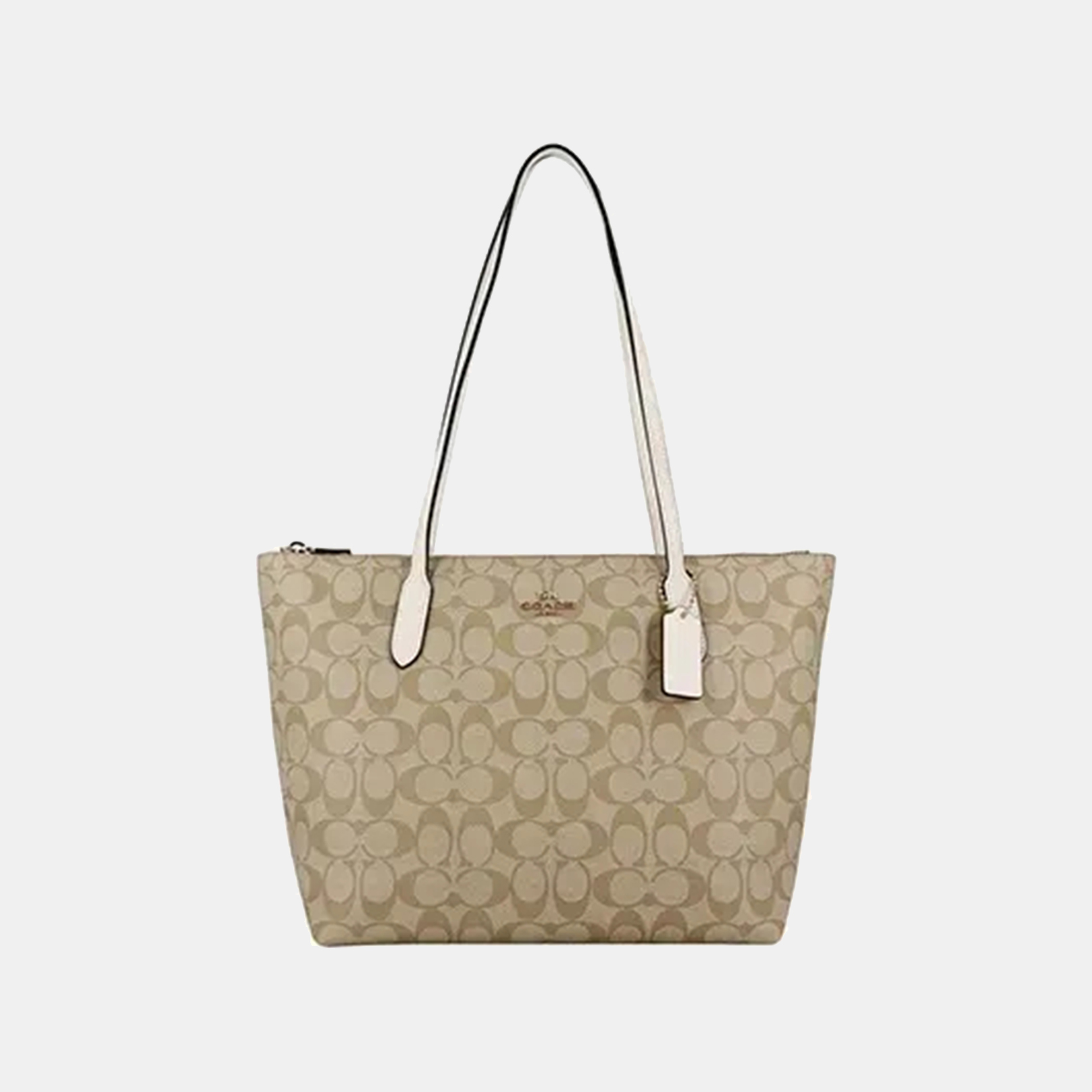 COACH ジップトップ トート 30 PVC トートバッグ