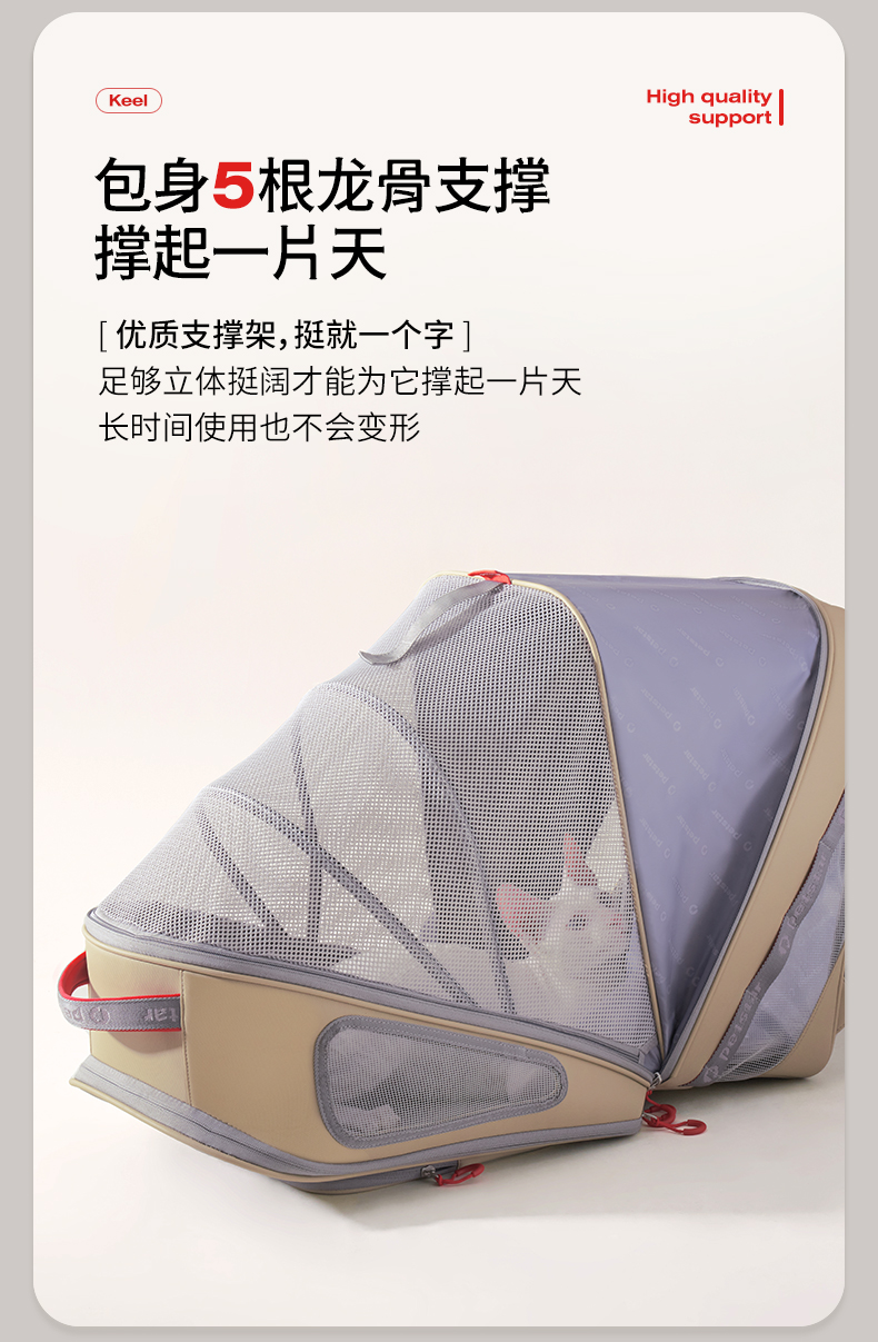 Pet Backpack Carrier for Small Cats Dogs宠物双肩包