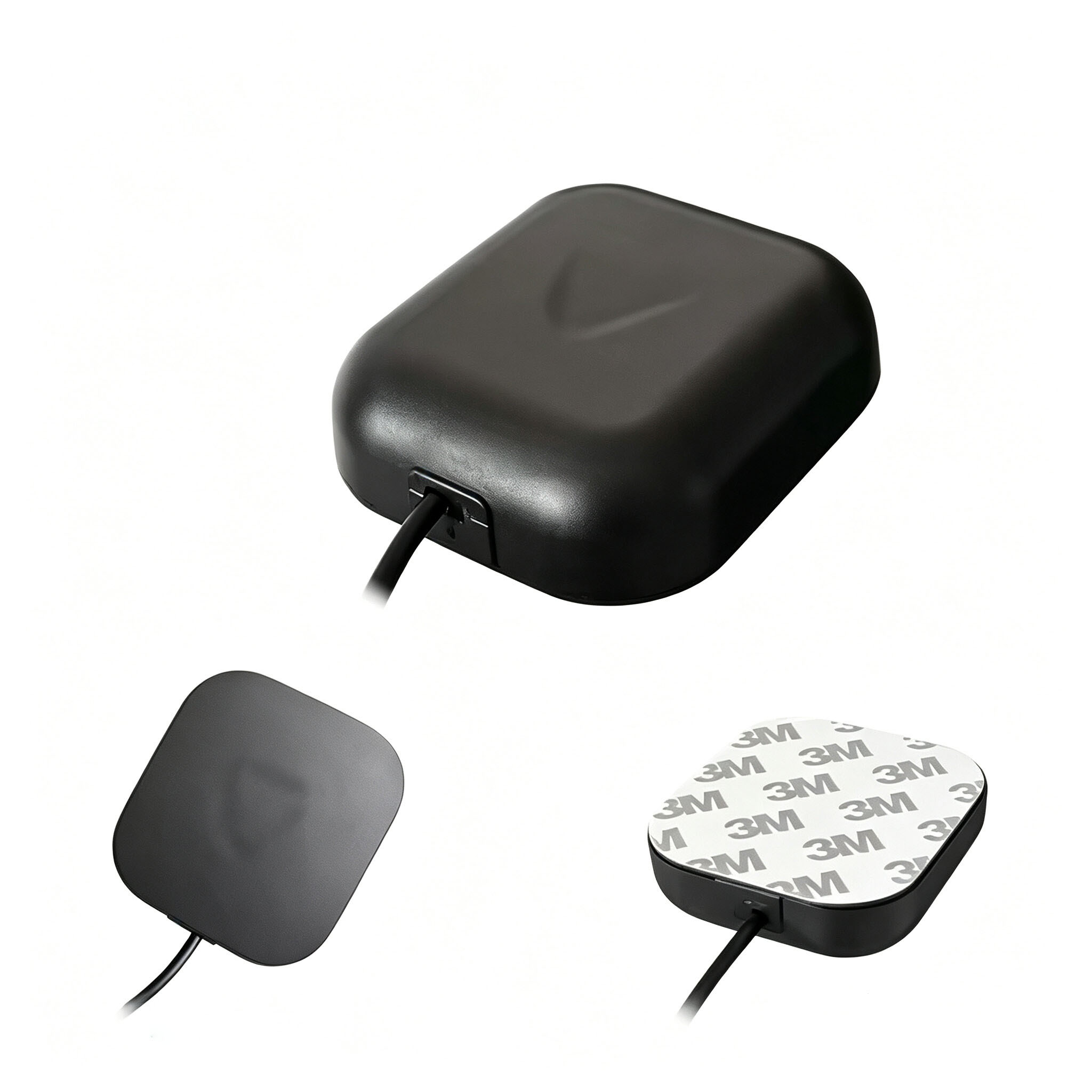 Square GPS Antenna Vertical Polarization Efficient Communication Antennas for Navigation Head Unit Car Radio