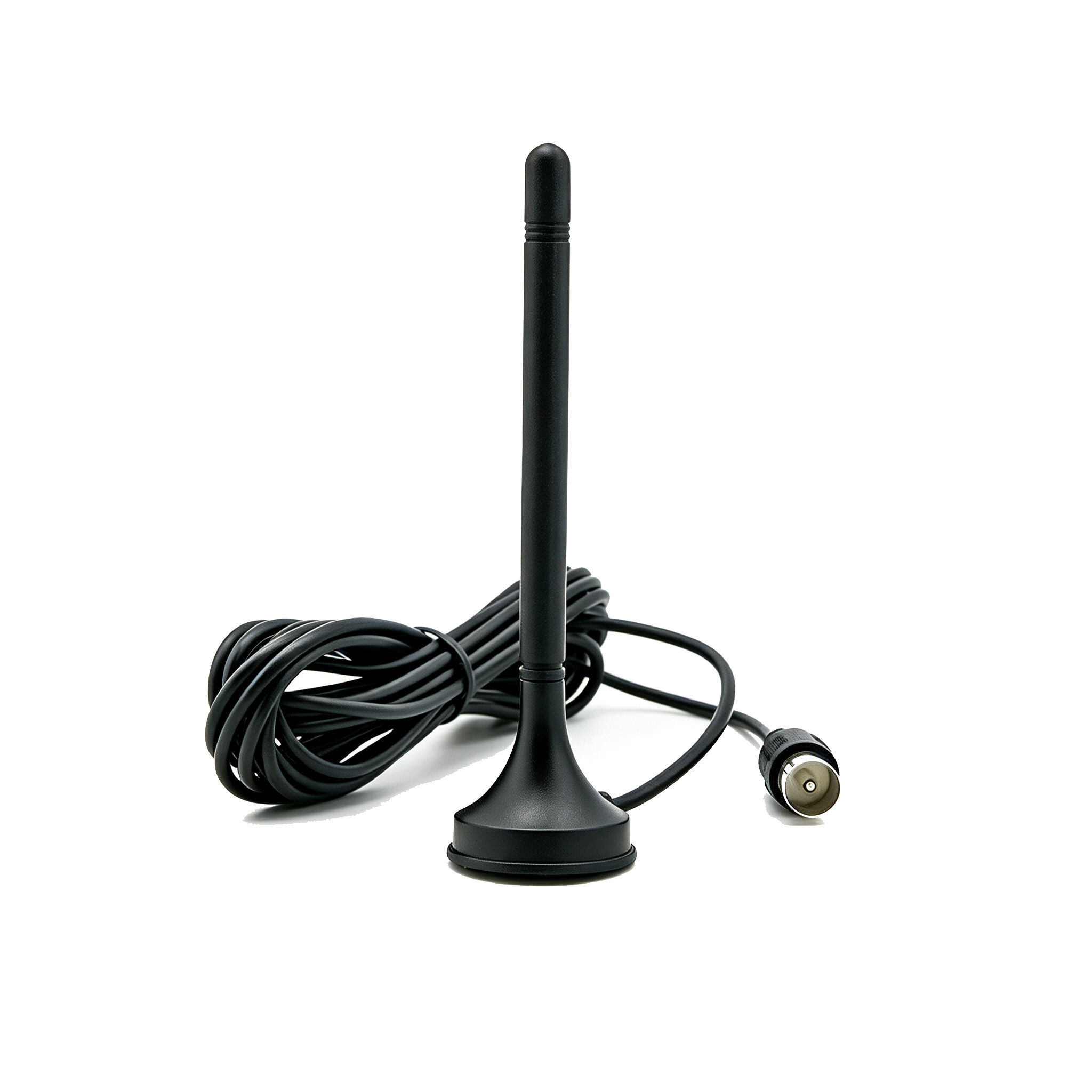 ZKT High-Gain CMMB DVB-T Mobile Digital TV Antenna with Vertical Polarization & Suction Cup for Effective Mobile Communication