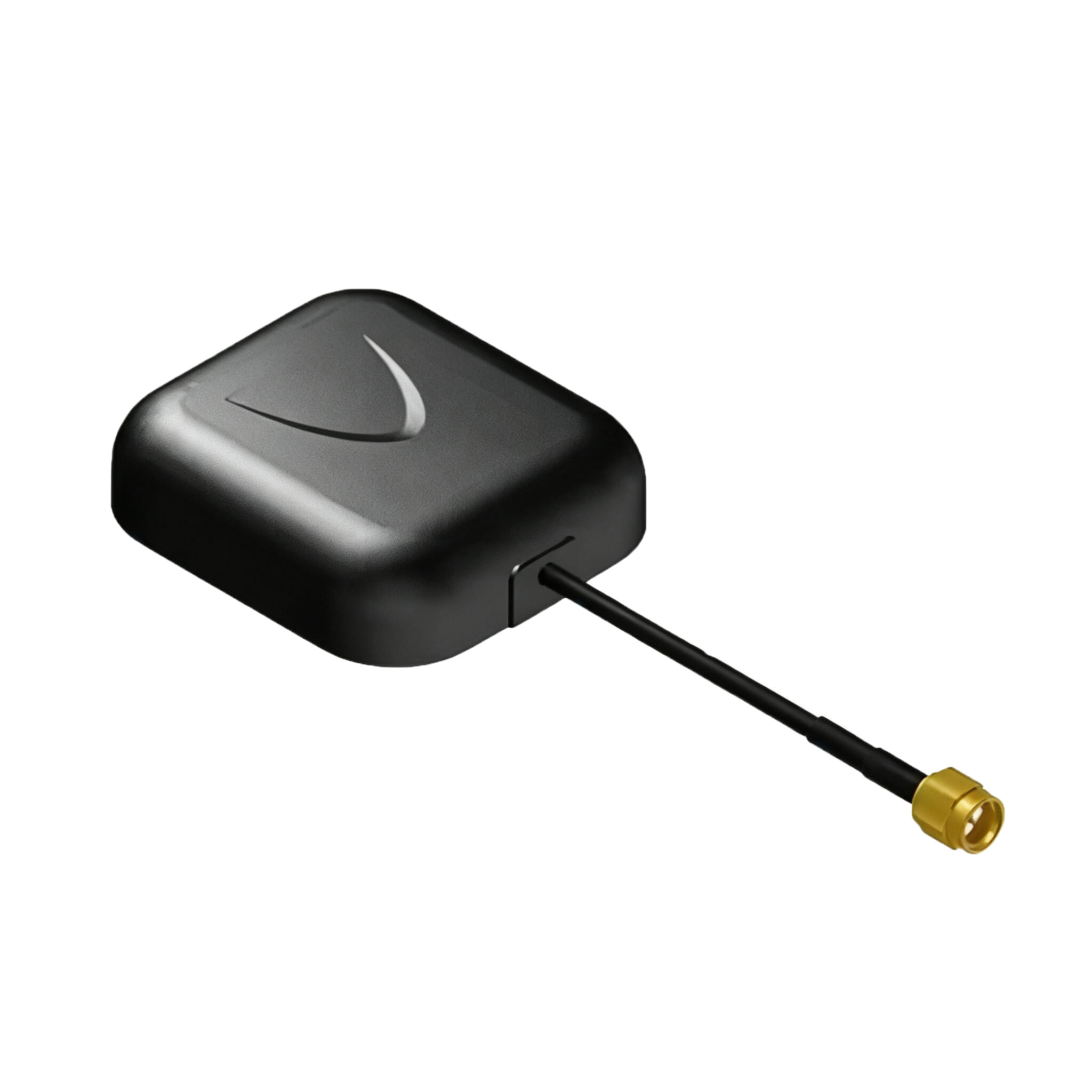 ZKT Square GPS Antenna Vertical Polarization Efficient Communication Antennas for Navigation Head Unit Car Radio