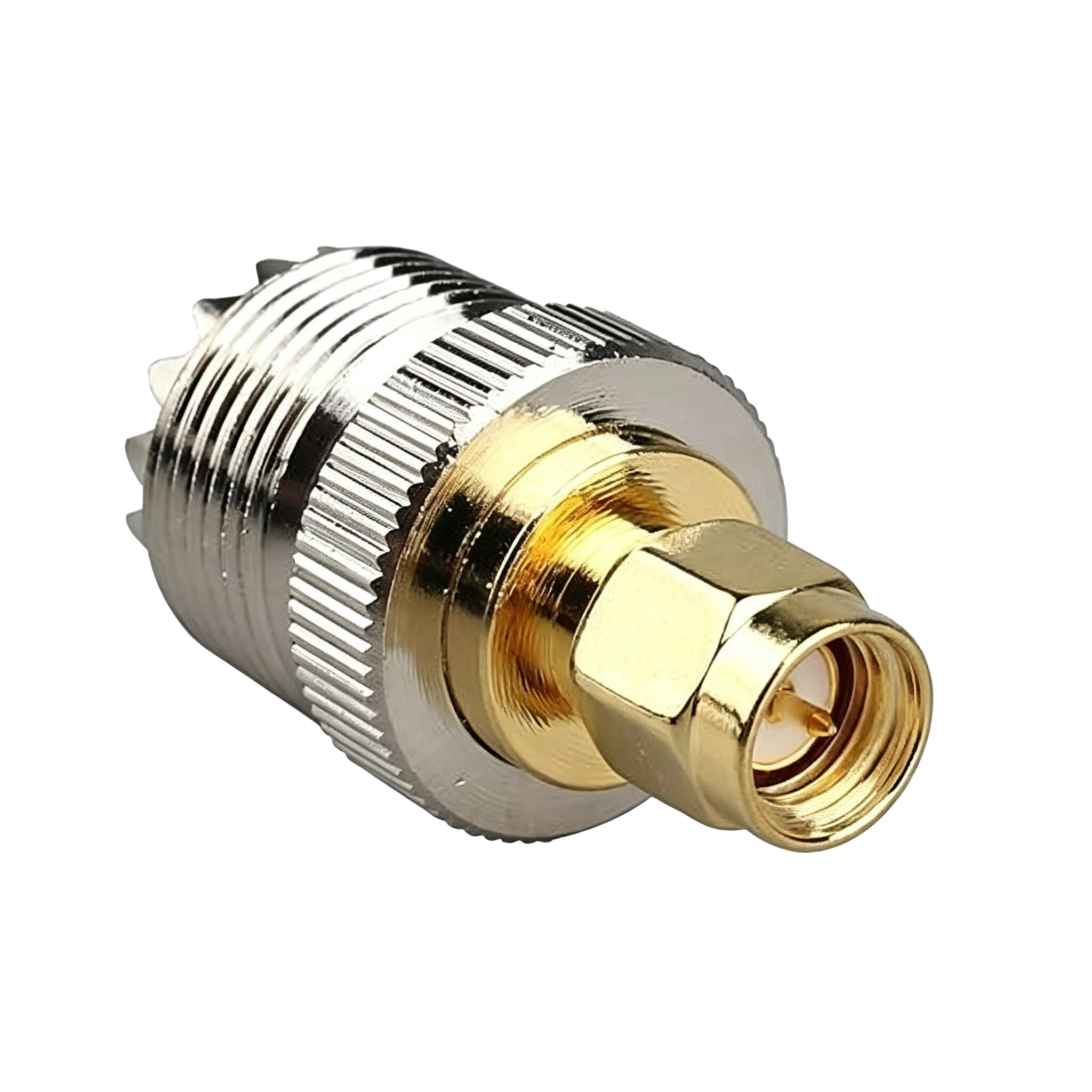 ZKT SMA Male to UHF Female RF Coaxial Adapter Connector