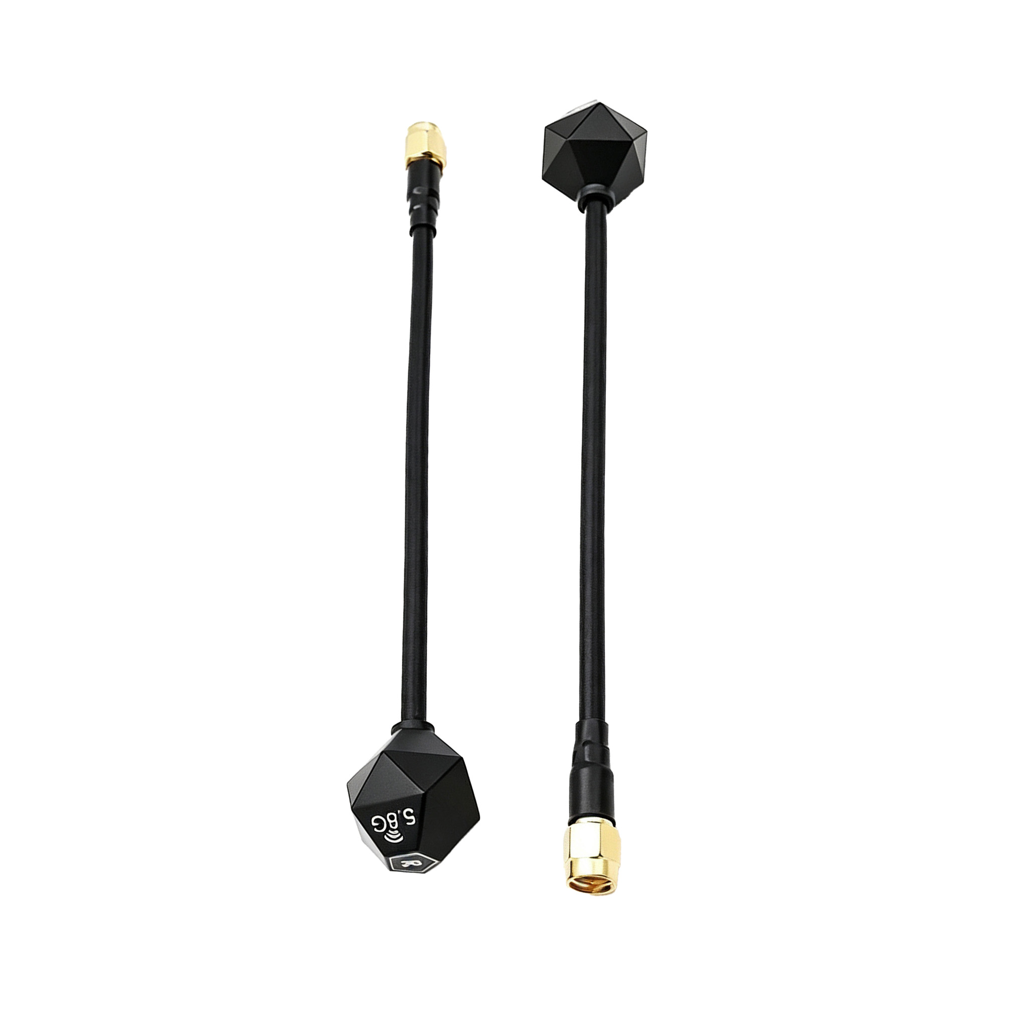 ZKT 4.9G‑5.8G‑6G Multi‑Frequency Diamond Antenna for RC Model UAV FPV Racing Drone, 15CM Long‑Range Image Transmission