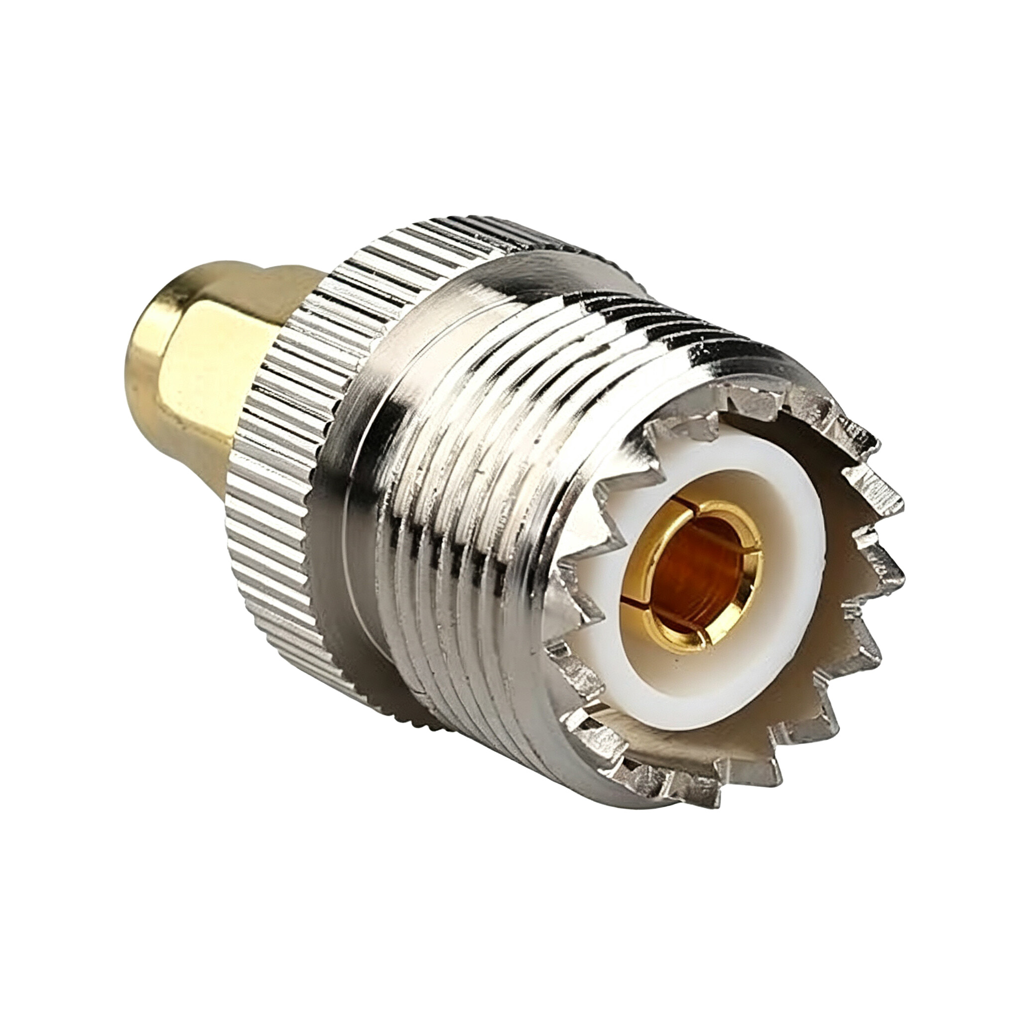 ZKT SMA Male to UHF Female RF Coaxial Adapter Connector