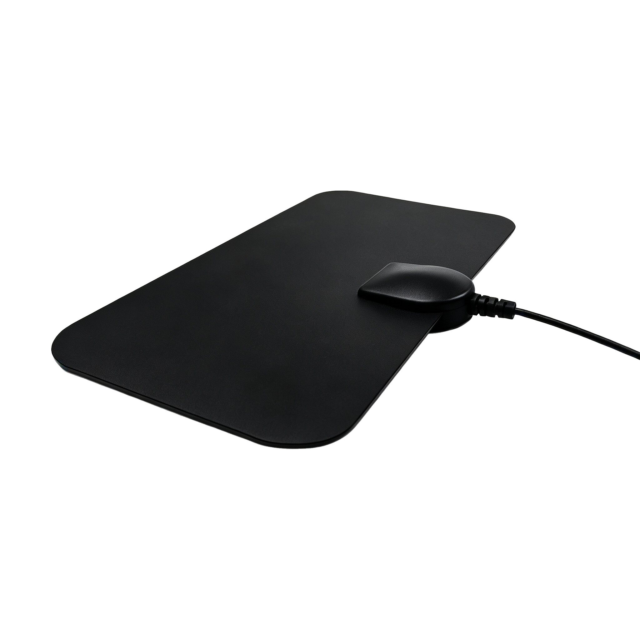 ZKT European and American HD 4K Terrestrial TV Antenna with Amplifier 210*120mm Film Dual Connector for Communication Antennas