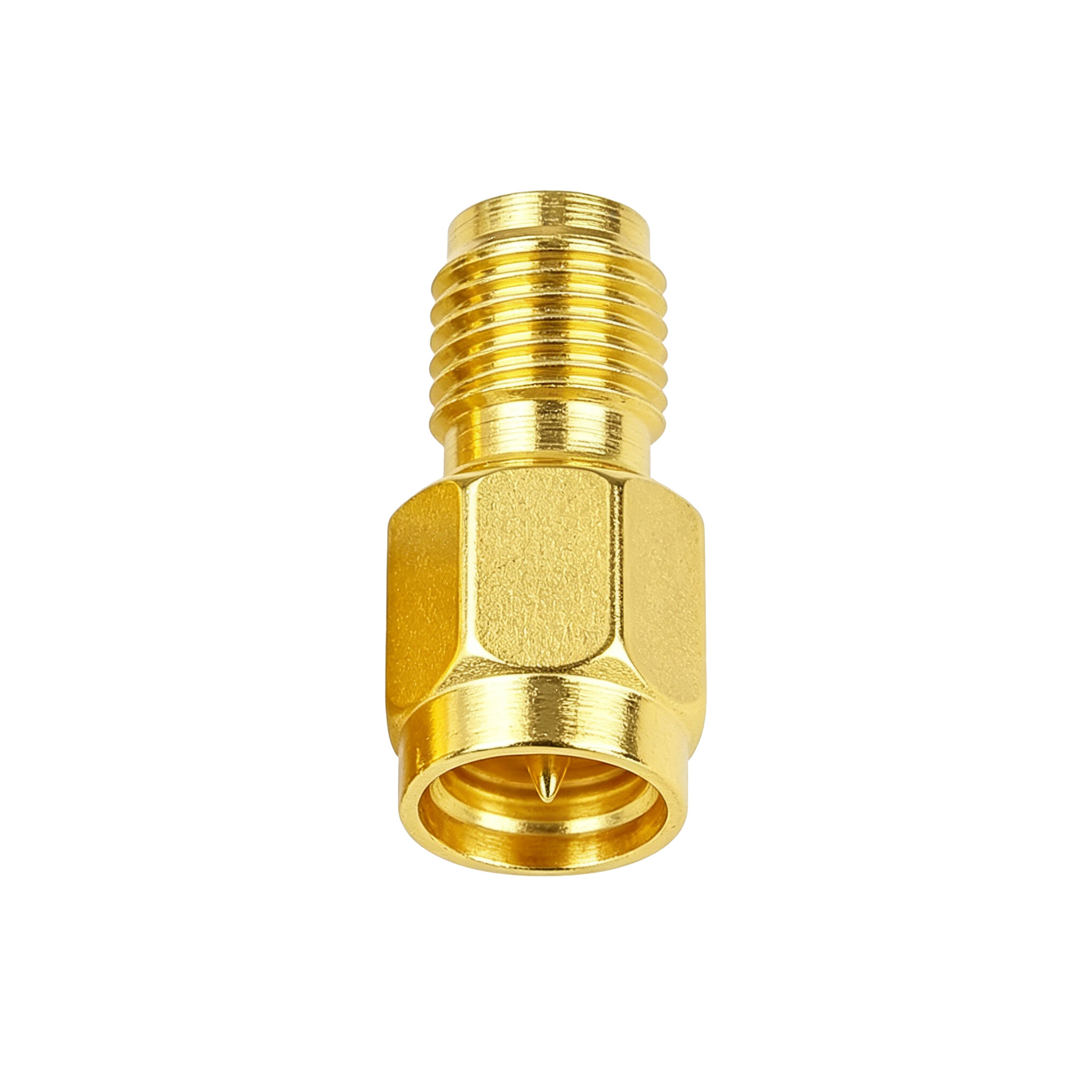 ZKT SMA Male to SMA Female Low Loss RF Adapter Low Loss Coaxial Antenna Connector